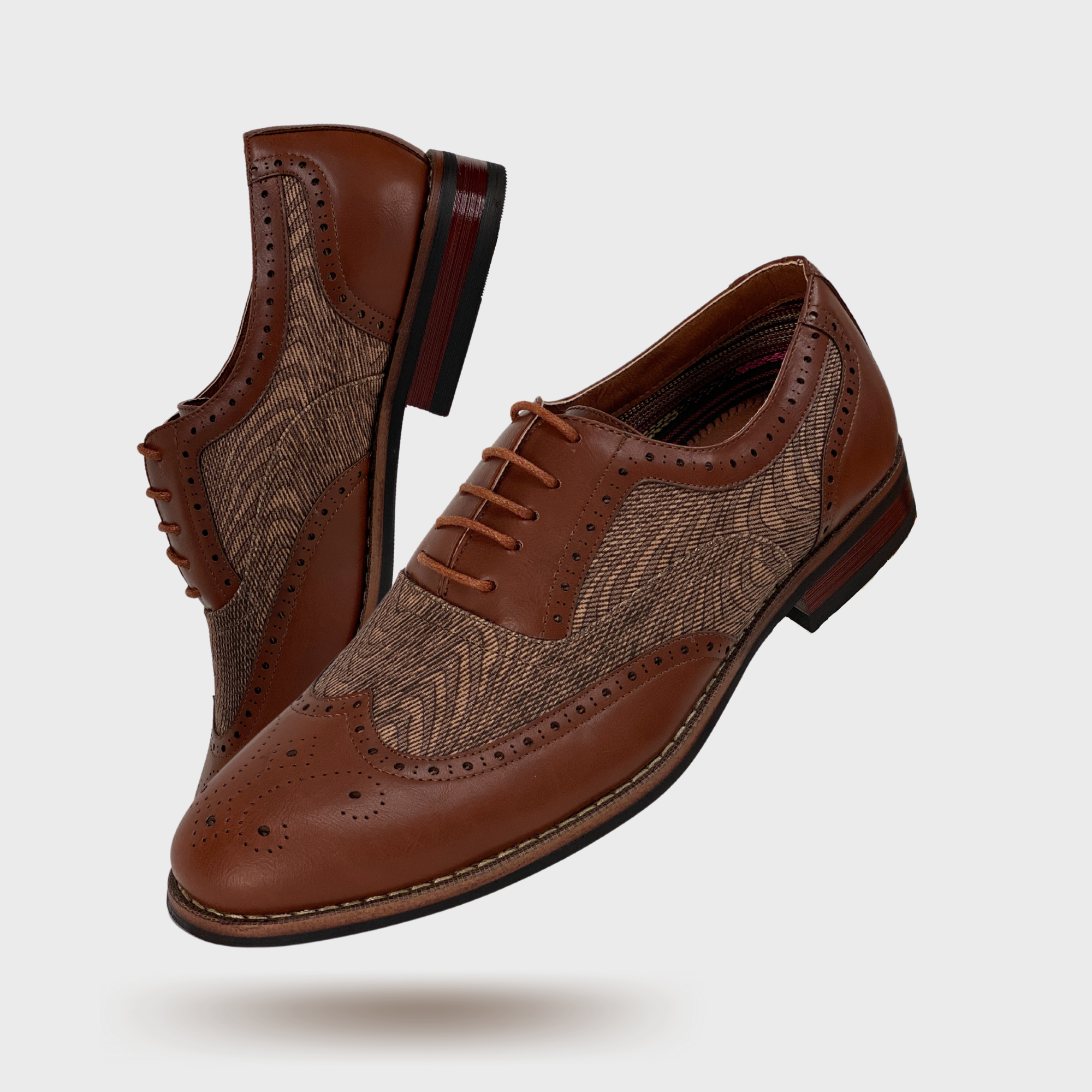 The Perfect Brogue Shoes for Your Wardrobe | ALAN | Duo-texture Brogue Dress Shoe