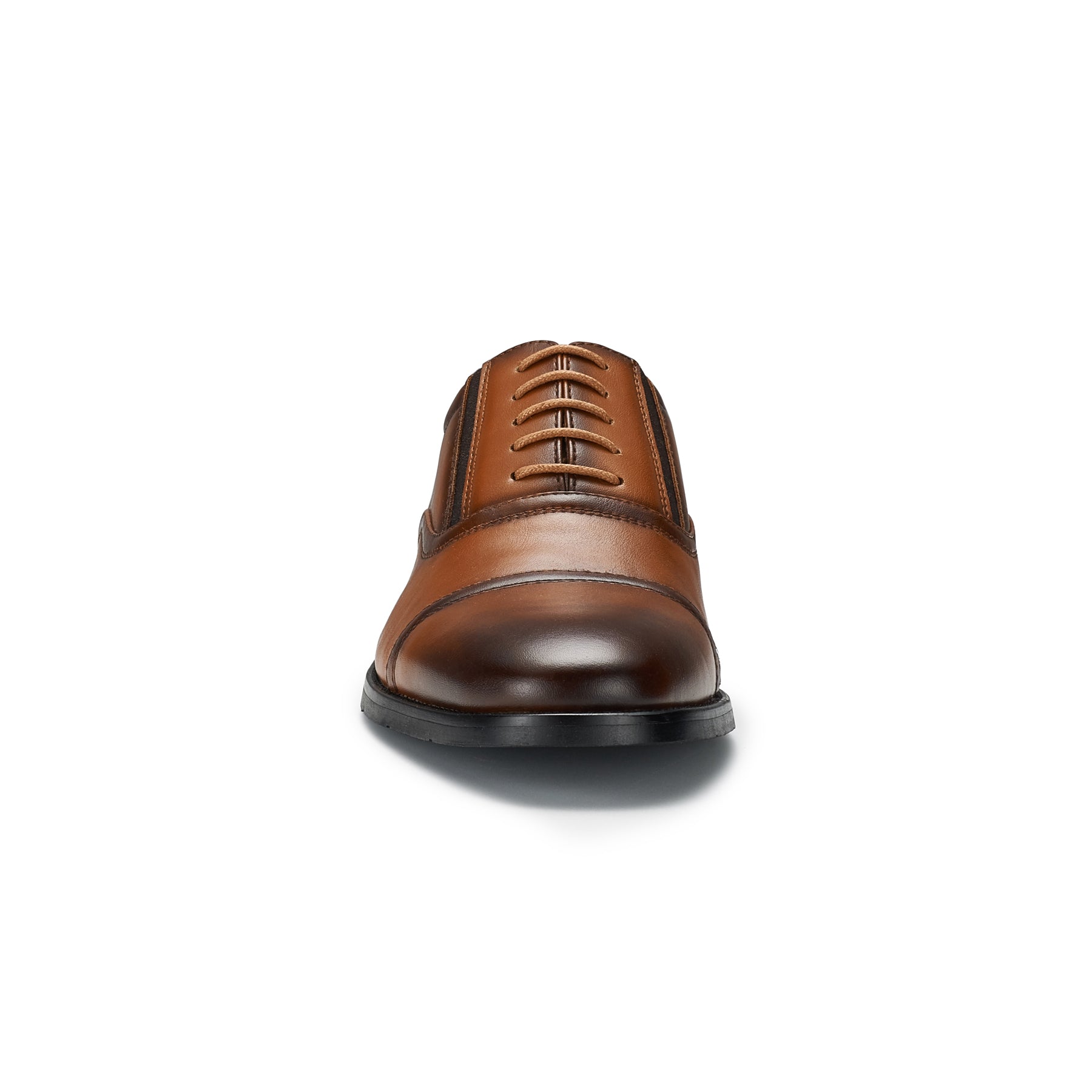 Cap-Toe with Elastic Panel Oxford Shoes | Adam by Ferro Aldo | Conal Footwear | Front Angle View
