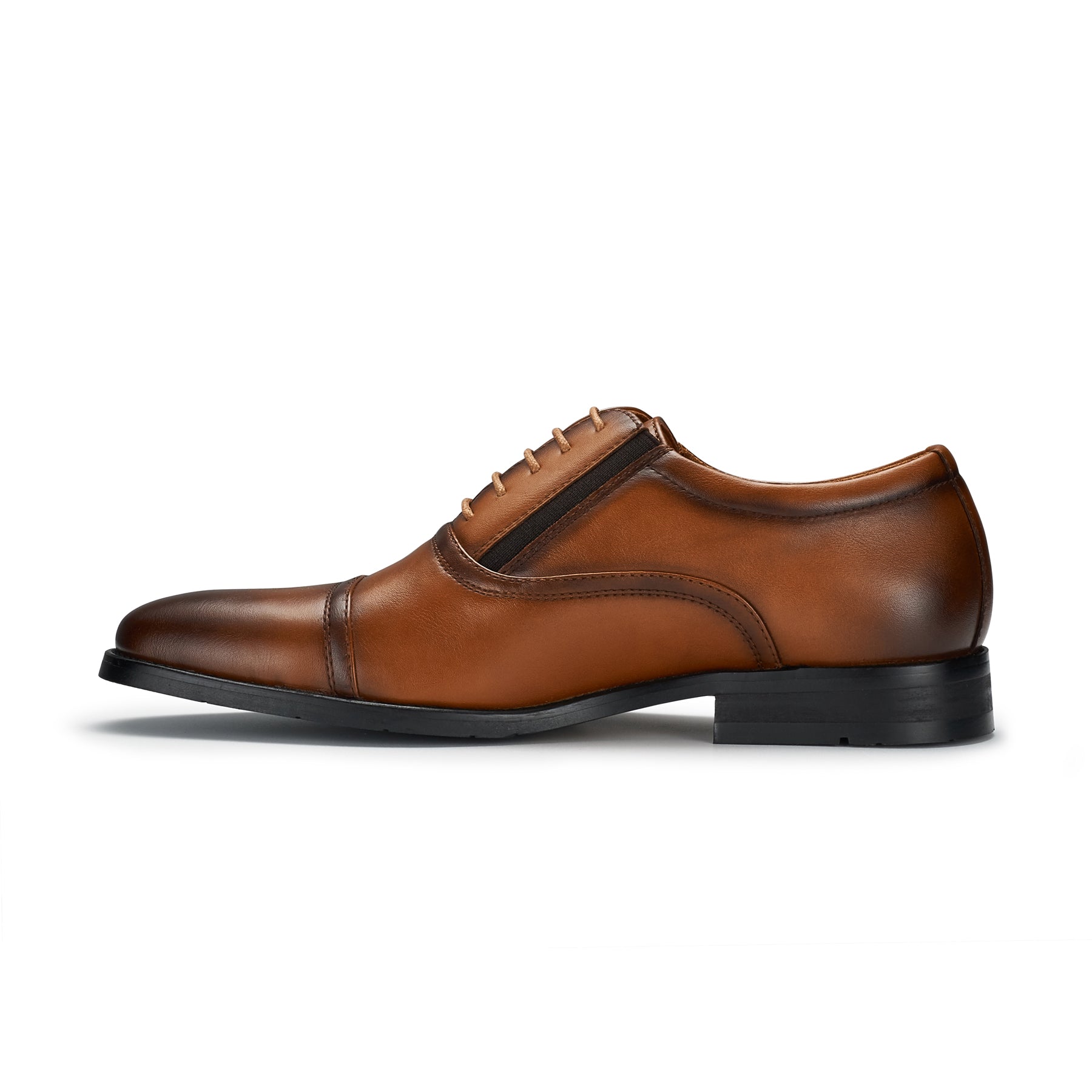 Cap-Toe with Elastic Panel Oxford Shoes | Adam by Ferro Aldo | Conal Footwear | Inner Side Angle View