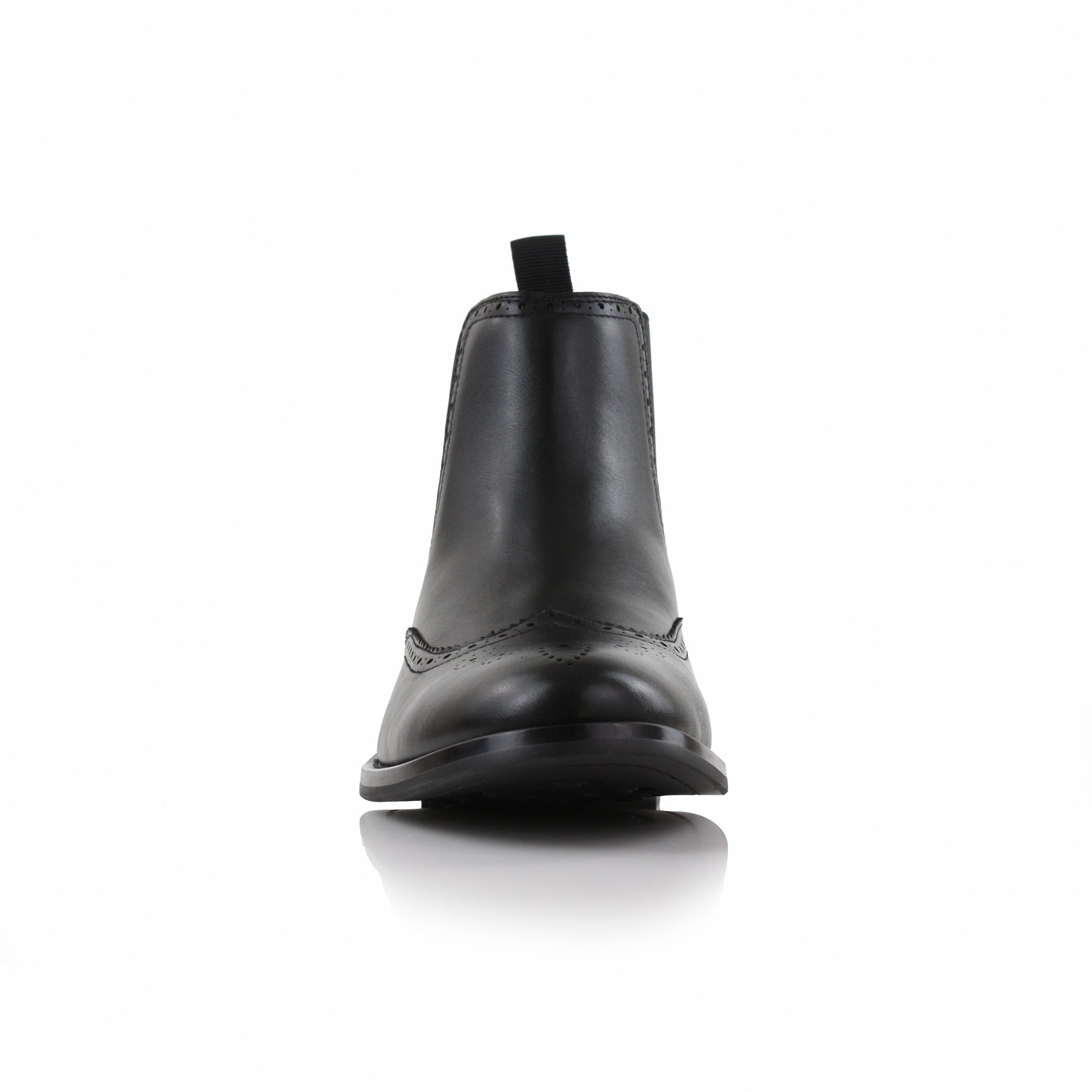 Brogue Wingtip Chelsea Boots | Alonzo by Ferro Aldo | Conal Footwear | Front Angle View