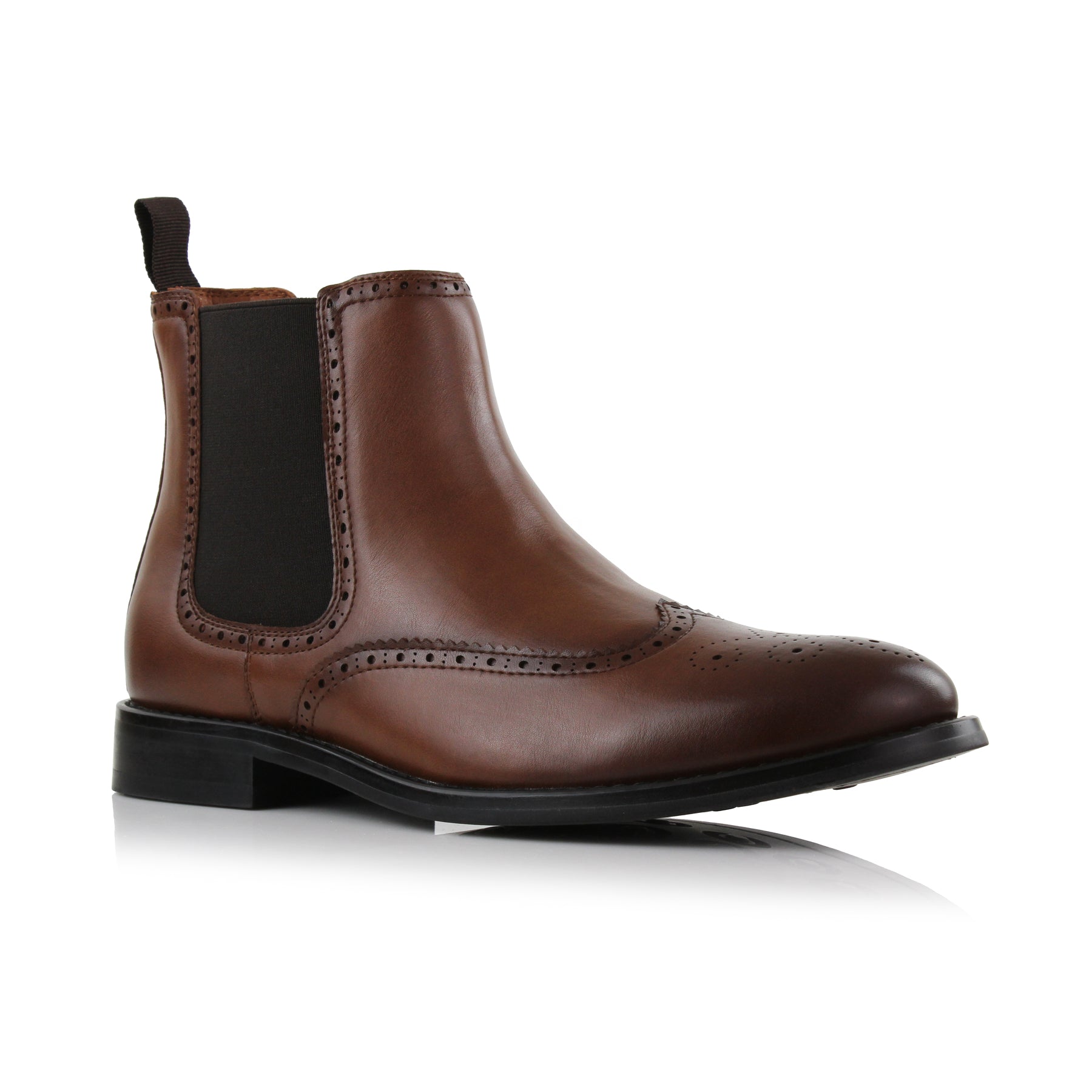 Brogue Wingtip Chelsea Boots | Alonzo by Ferro Aldo | Conal Footwear | Main Angle View