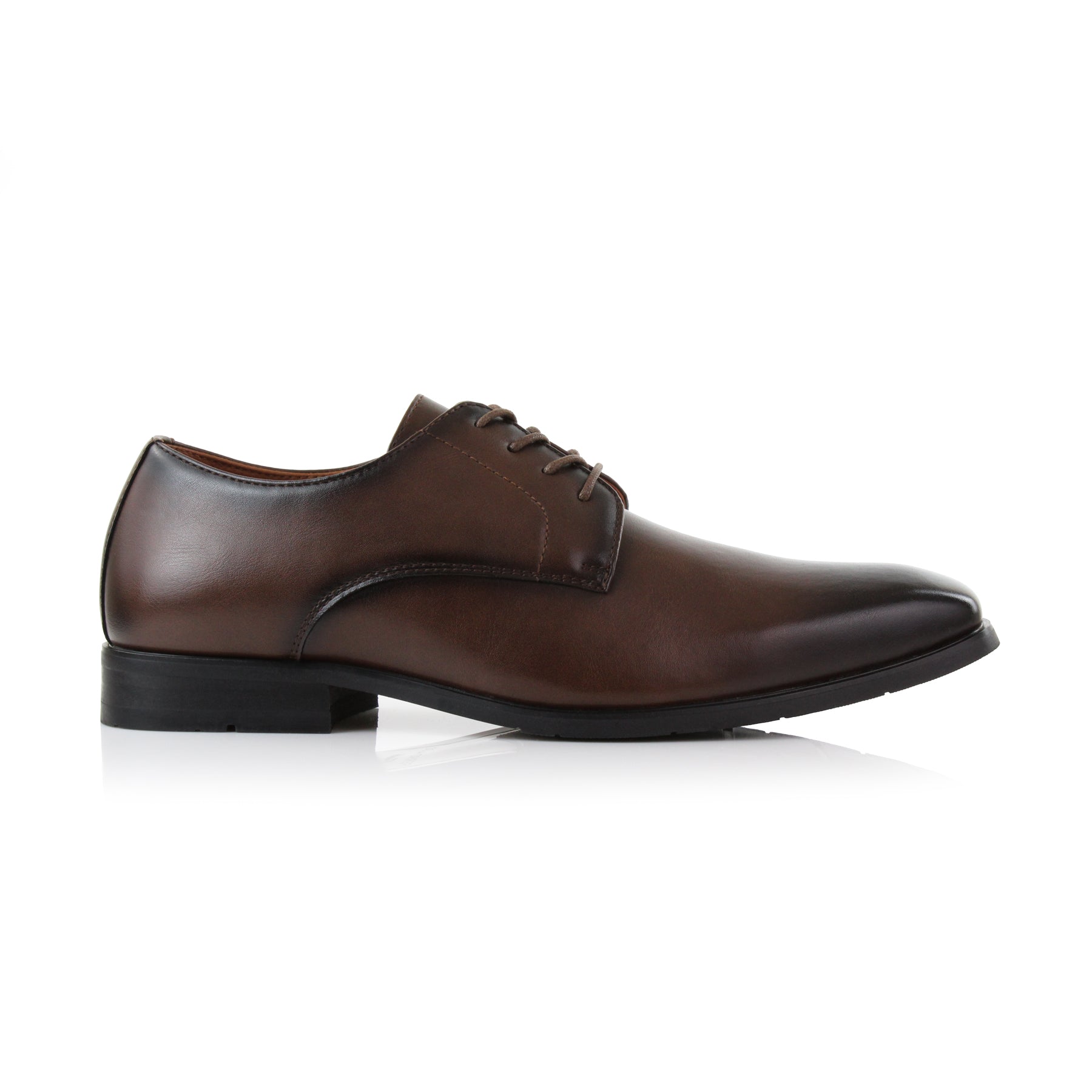 Plain Toe Derby Shoes | Alvin by Ferro Aldo | Conal Footwear | Outer Side Angle View