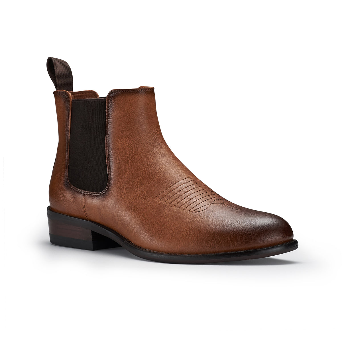 Ferro Aldo Croaven Men\'s Classic Mid-Top Chelsea Boots Brown 11 Western Chelsea Boots | Tanner by Polar Fox | Conal Footwear main image 4