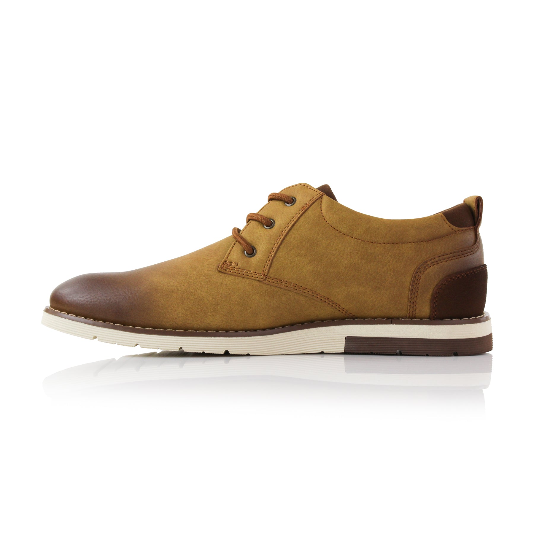 Grained Leather Sneakers | Ayden by Ferro Aldo | Conal Footwear | Inner Side Angle View