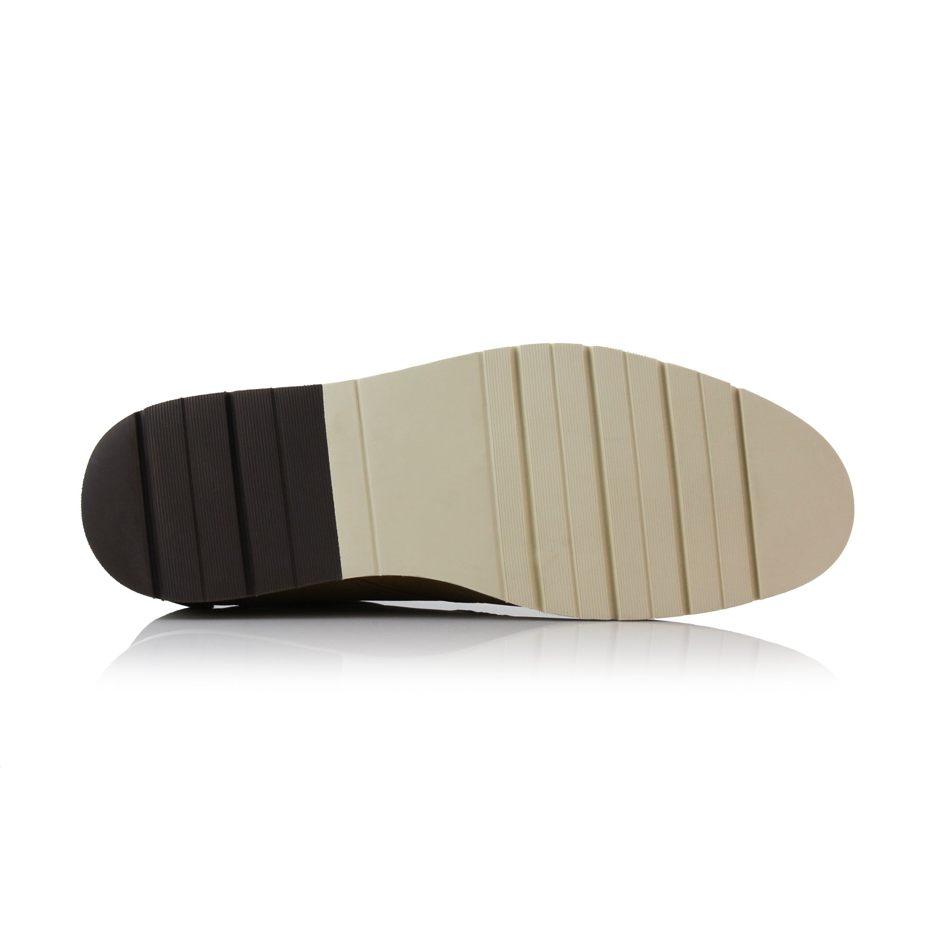 Grained Leather Sneakers | Ayden by Ferro Aldo | Conal Footwear | Bottom Sole Angle View