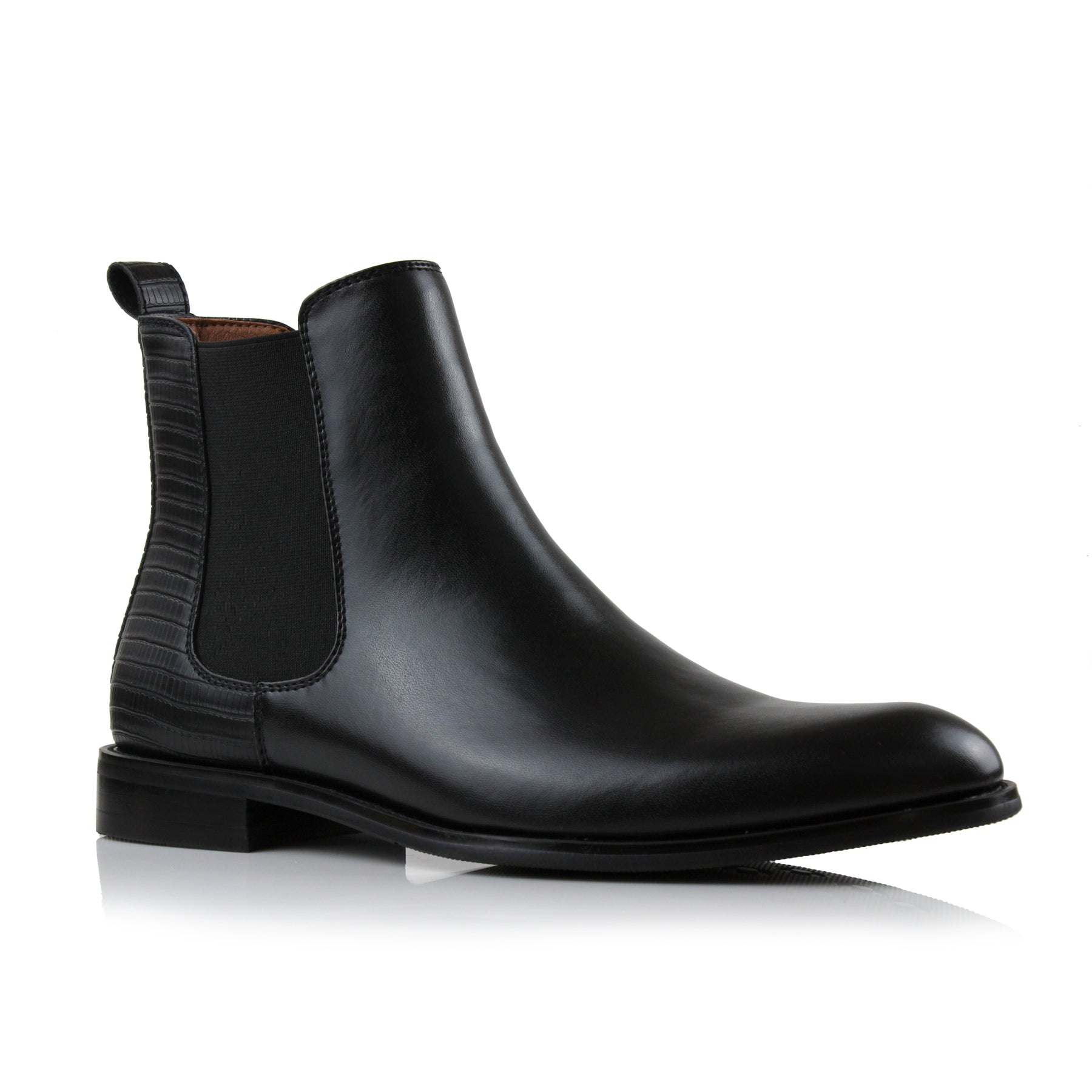 Duo-textured Chelsea Boots | Bennett by Polar Fox | Conal Footwear | Main Angle View