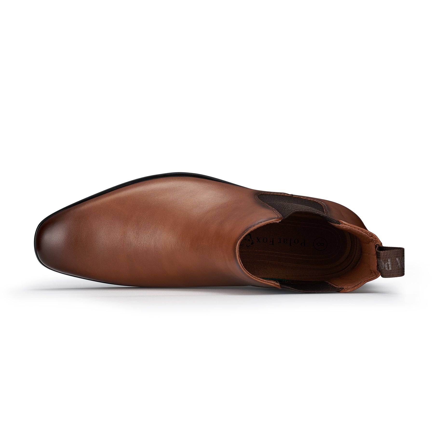 Minimalistic Chelsea Boots | Brendon by Polar Fox | Conal Footwear | Top-Down Angle View