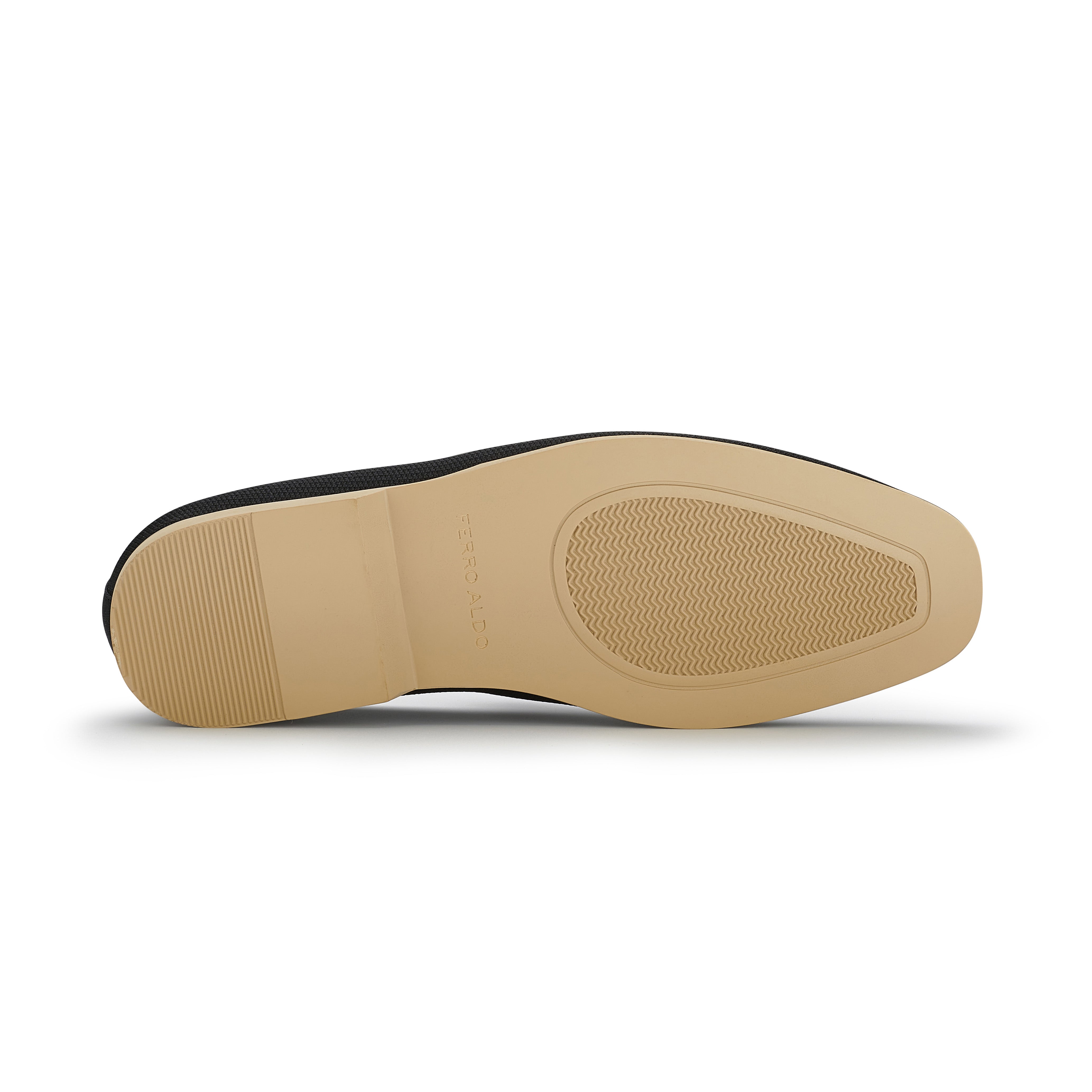 Men's Canvas Wholecut Loafers | Cairo by Ferro Aldo | Conal Footwear | Bottom Sole Angle View