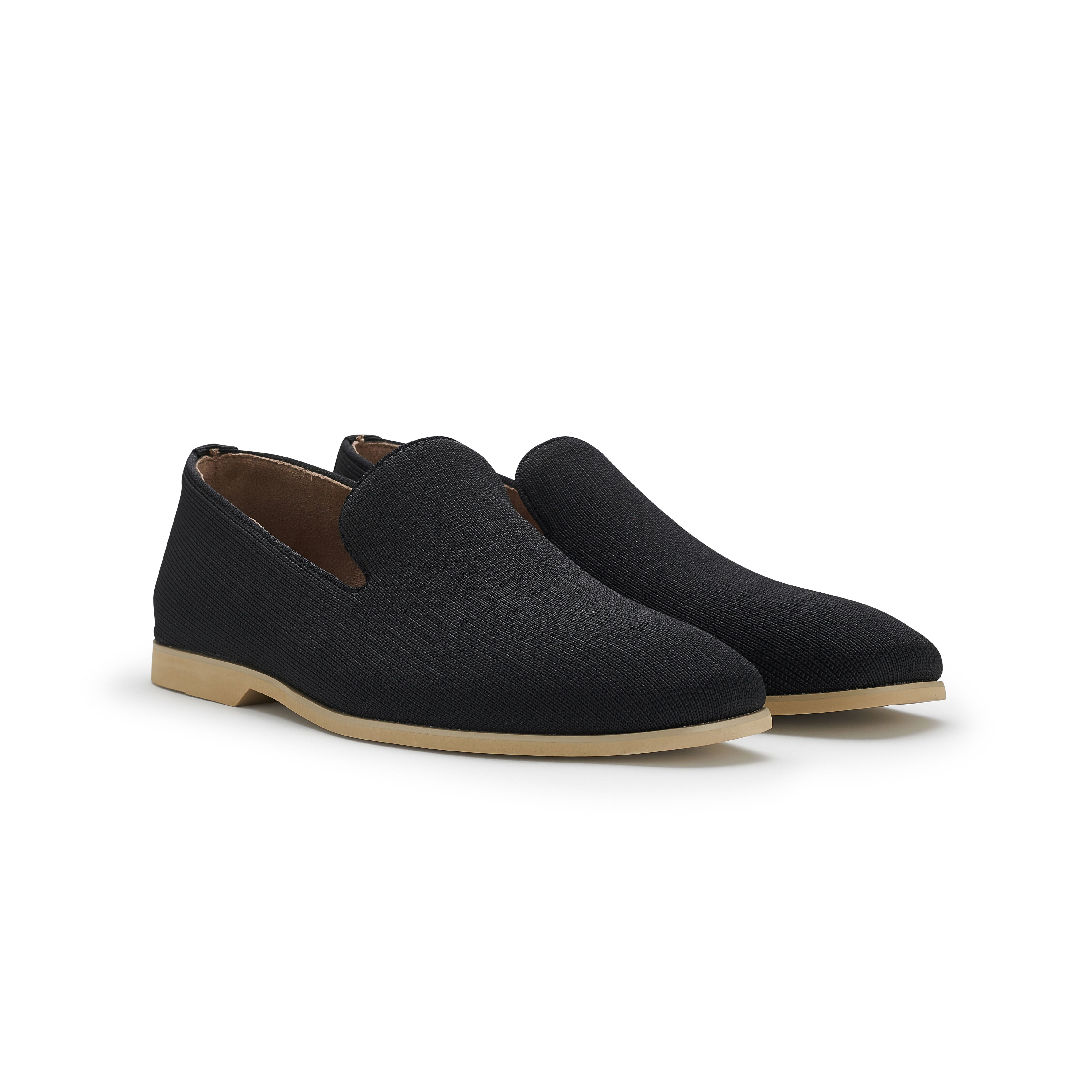 Men's Canvas Wholecut Loafers | Cairo by Ferro Aldo | Conal Footwear | Paired Angle View