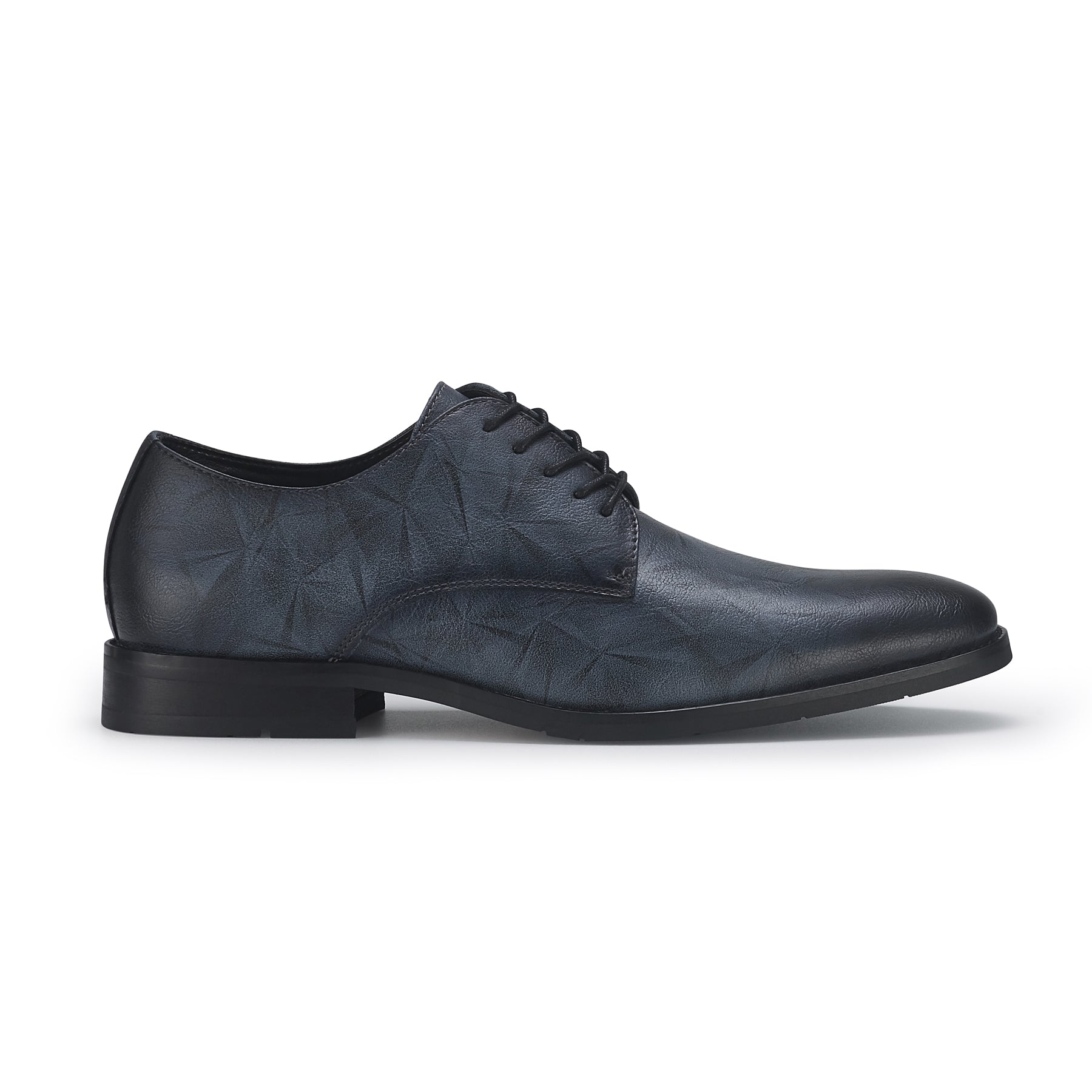 Geometric Pattern Derby Shoes | Caleb by Ferro Aldo | Conal Footwear | Outer Side Angle View