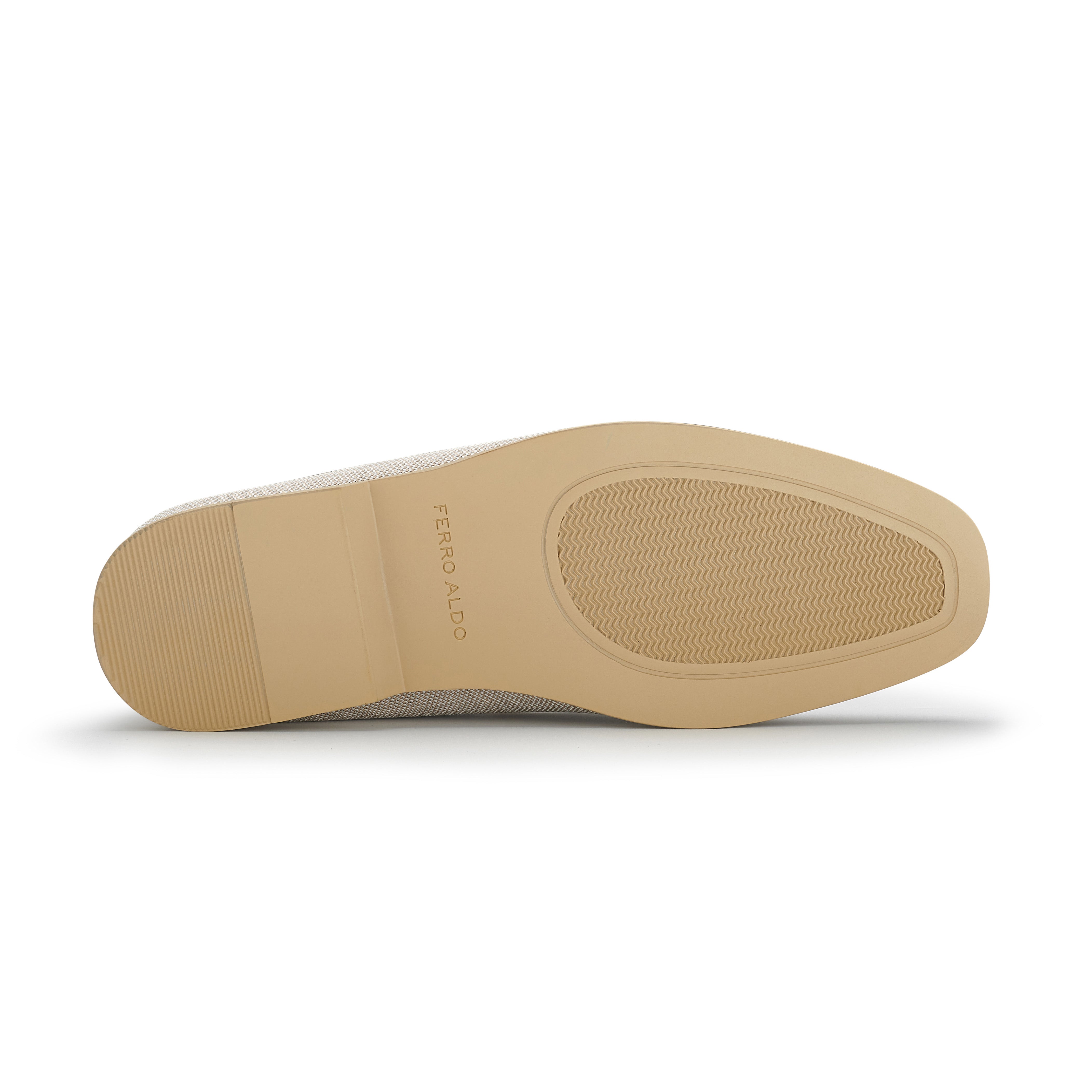 Men's Canvas Wholecut Loafers | Cairo by Ferro Aldo | Conal Footwear | Bottom Sole Angle View