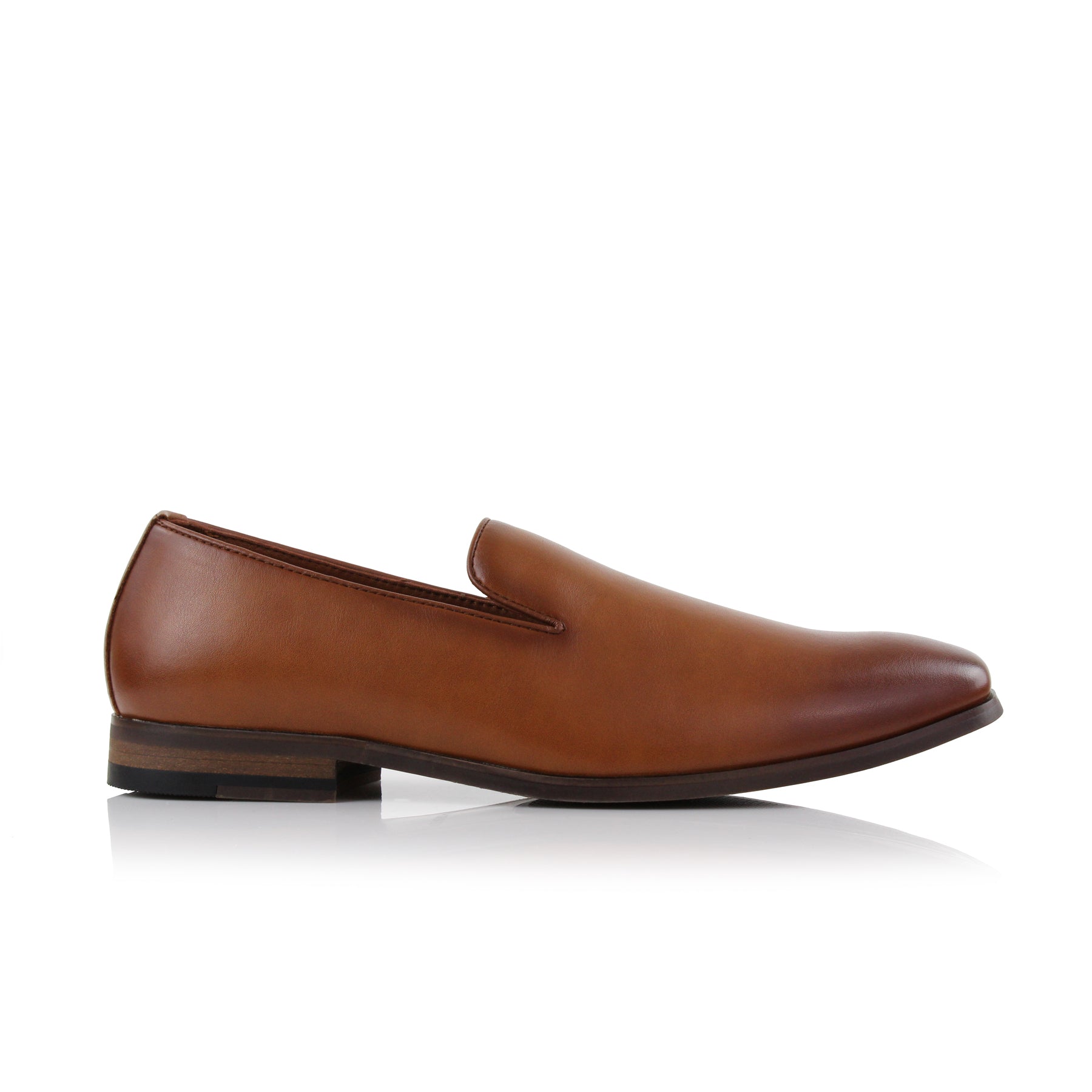 Burnished Wholecut Loafers | Clyde by Ferro Aldo | Conal Footwear | Outer Side Angle View