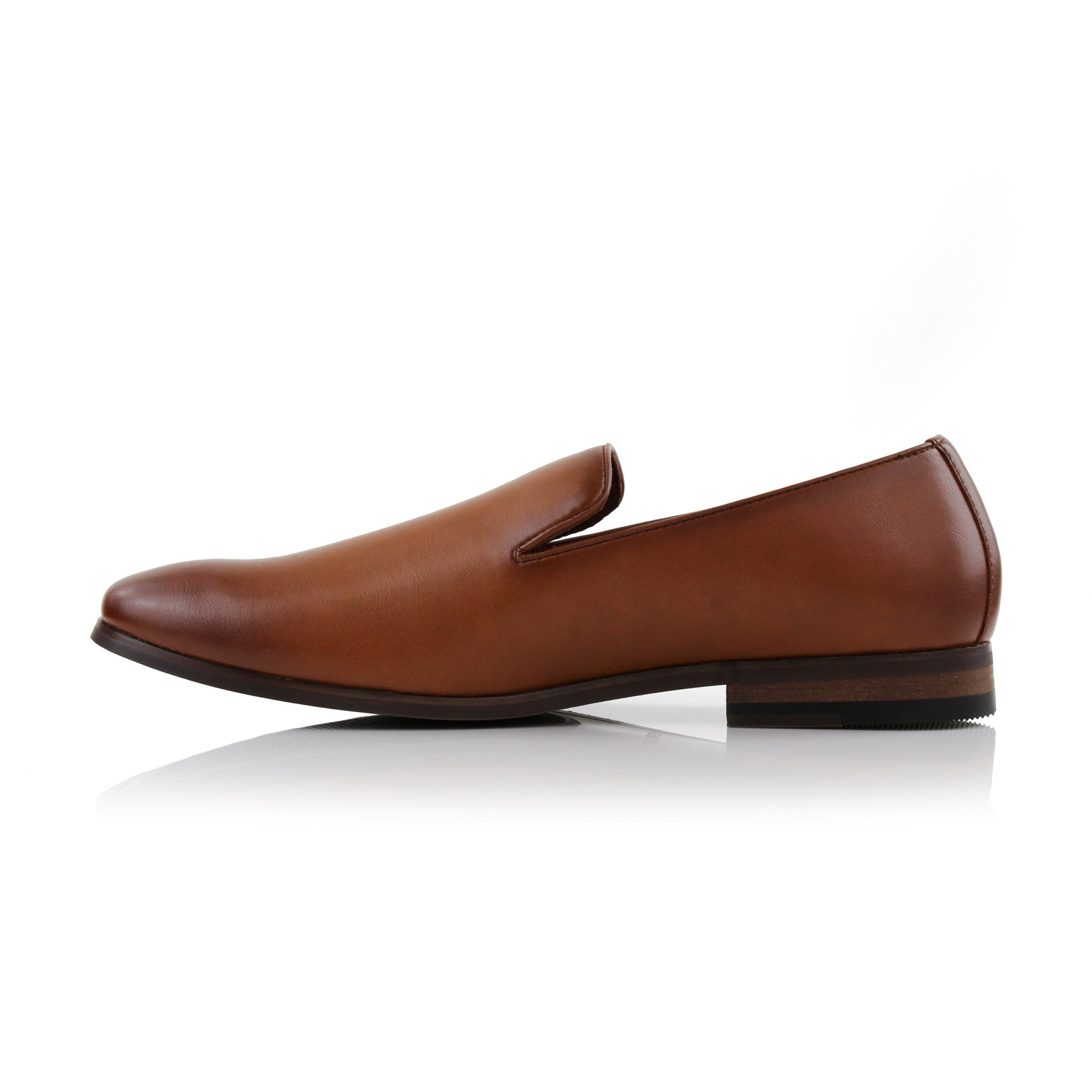 Burnished Wholecut Loafers | Clyde by Ferro Aldo | Conal Footwear | Inner Side Angle View
