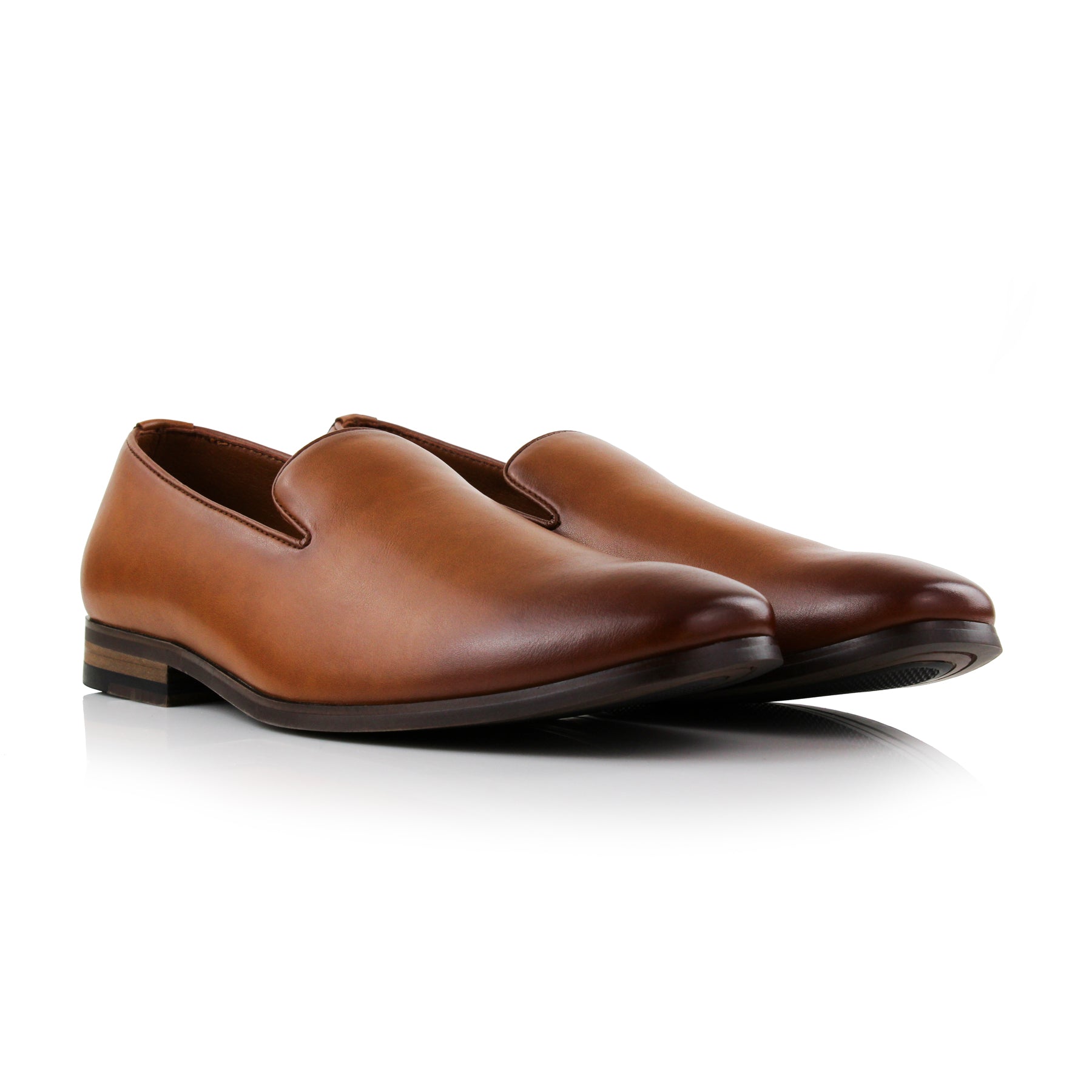 Burnished Wholecut Loafers | Clyde by Ferro Aldo | Conal Footwear | Paired Angle View