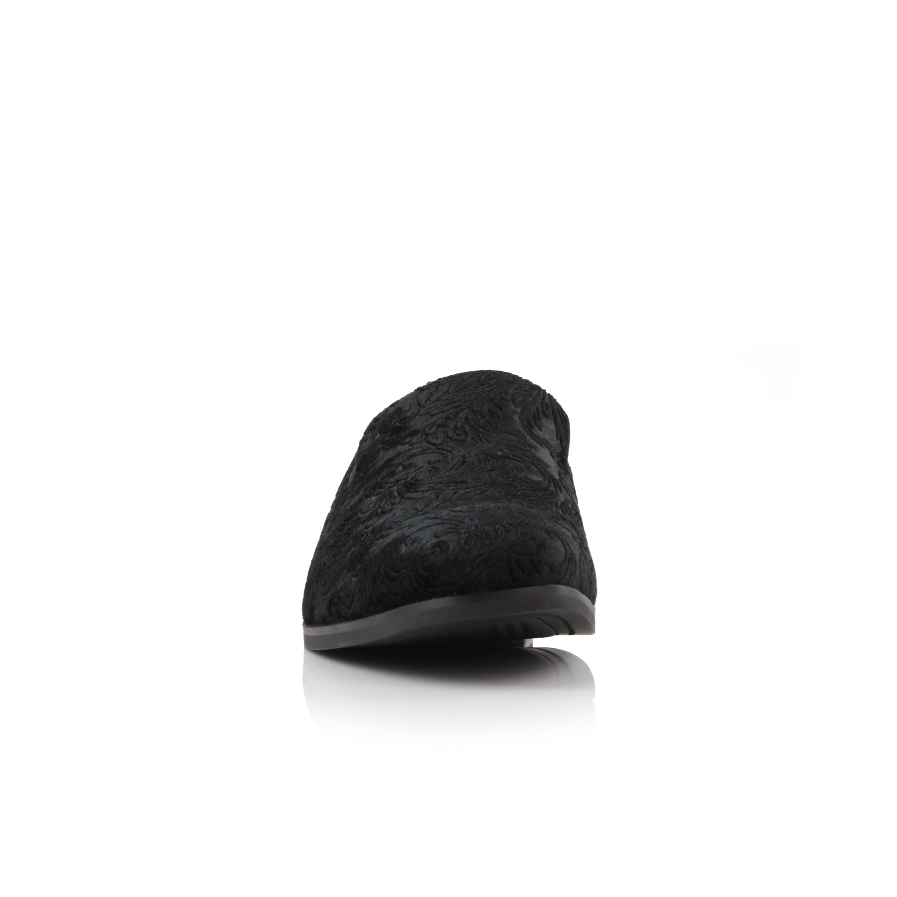 Embossed Wholecut Loafers | Clyde by Ferro Aldo | Conal Footwear | Front Angle View