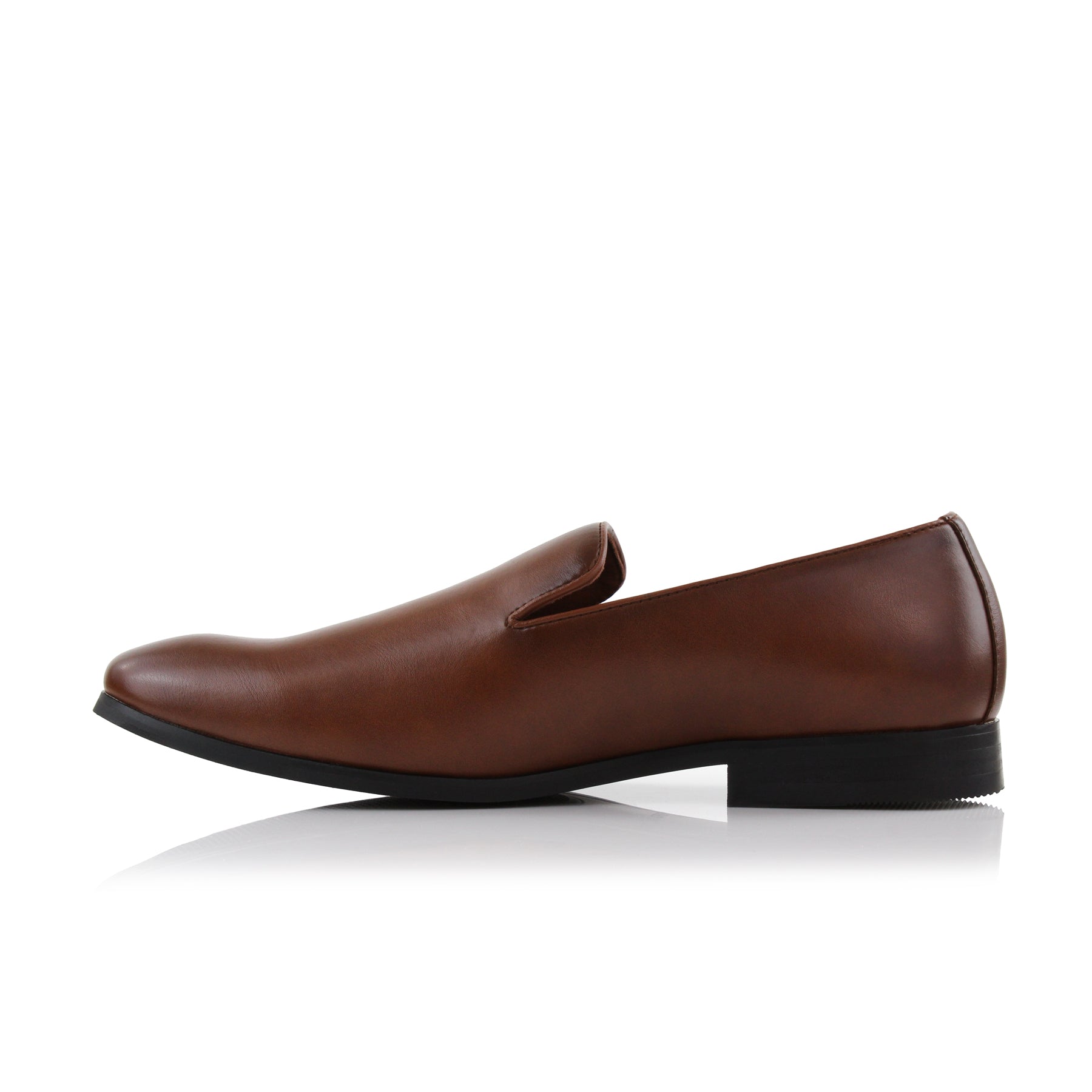 Burnished Wholecut Loafers | Clyde by Ferro Aldo | Conal Footwear | Inner Side Angle View