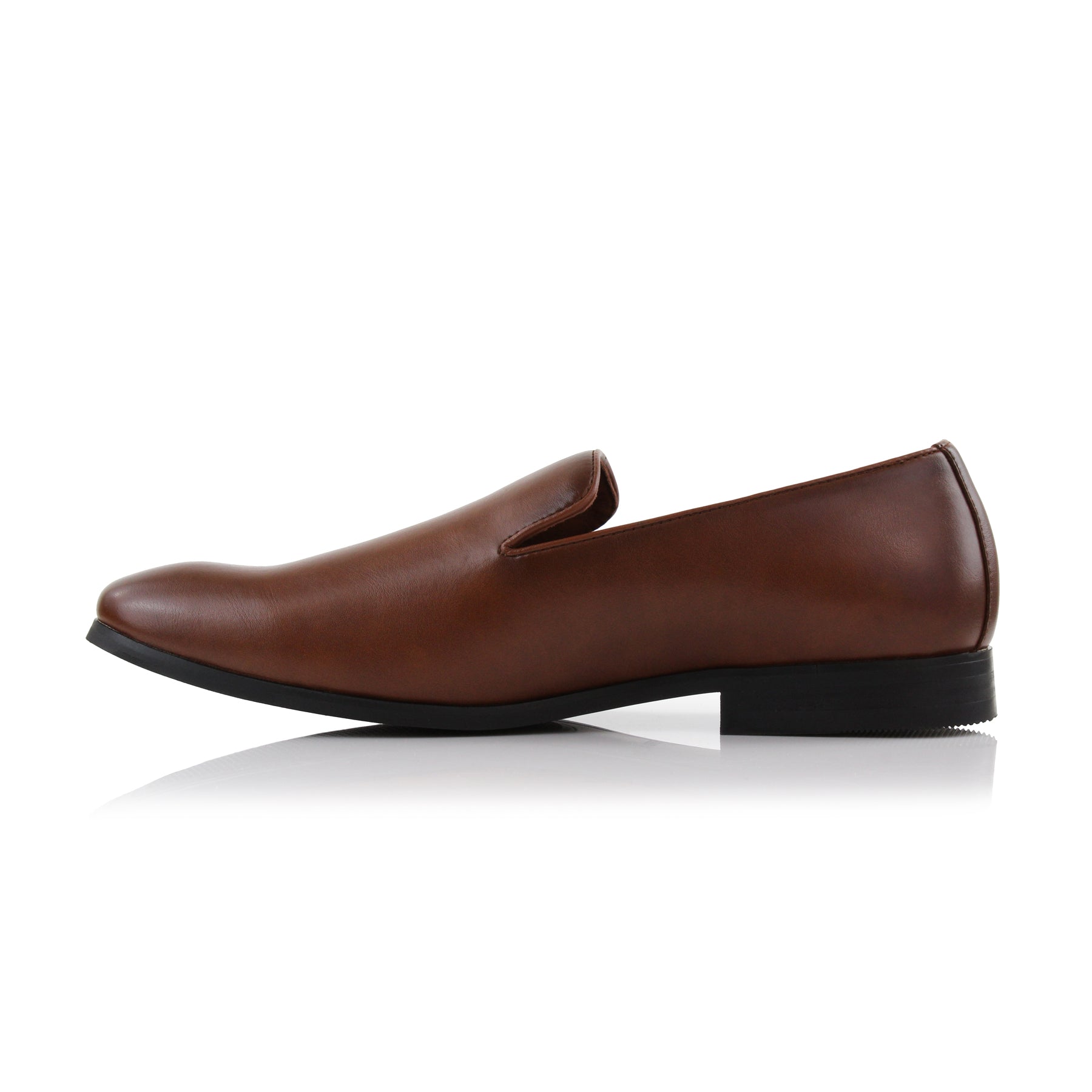 Burnished Wholecut Loafers | Clyde by Ferro Aldo | Conal Footwear | Inner Side Angle View