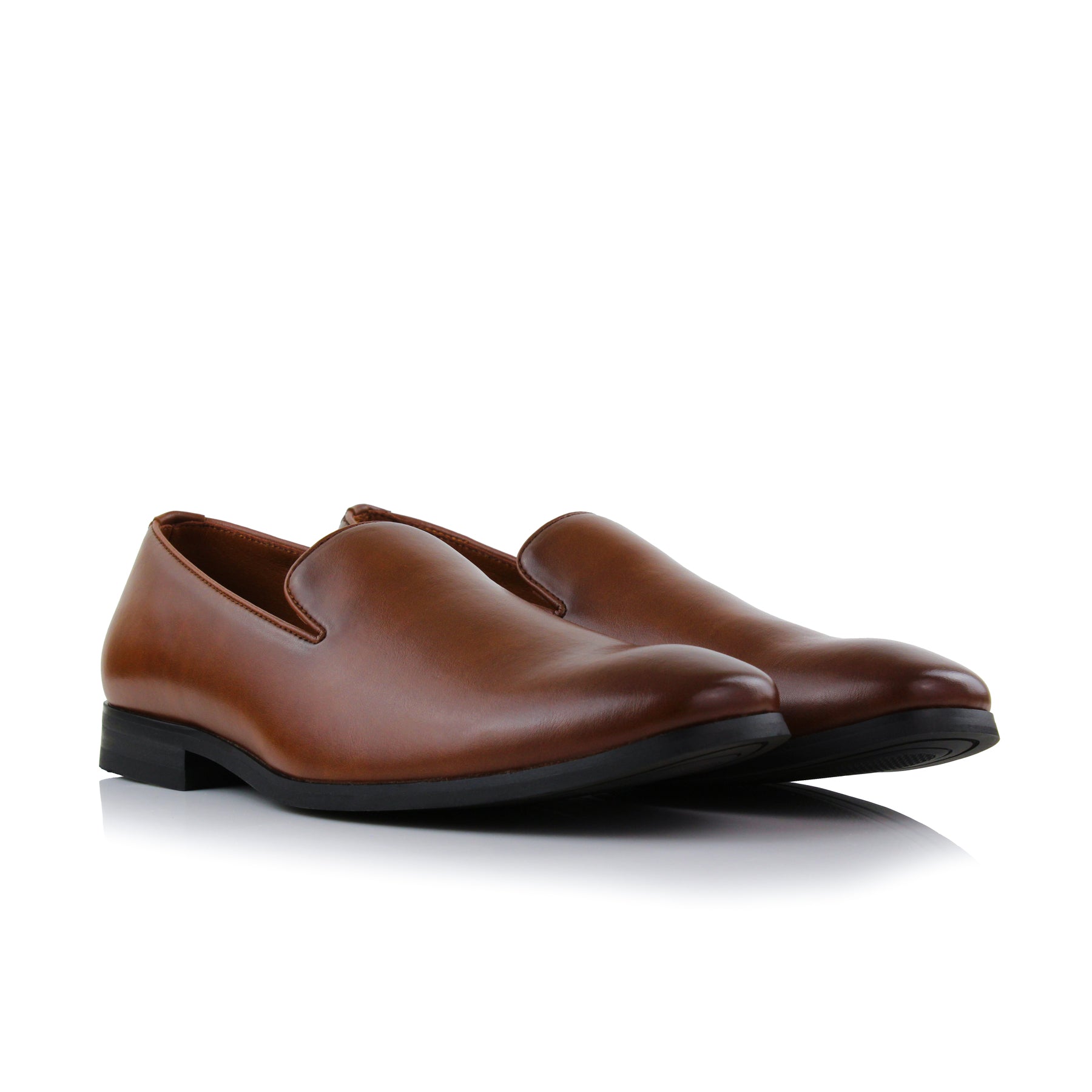 Burnished Wholecut Loafers | Clyde by Ferro Aldo | Conal Footwear | Paired Angle View