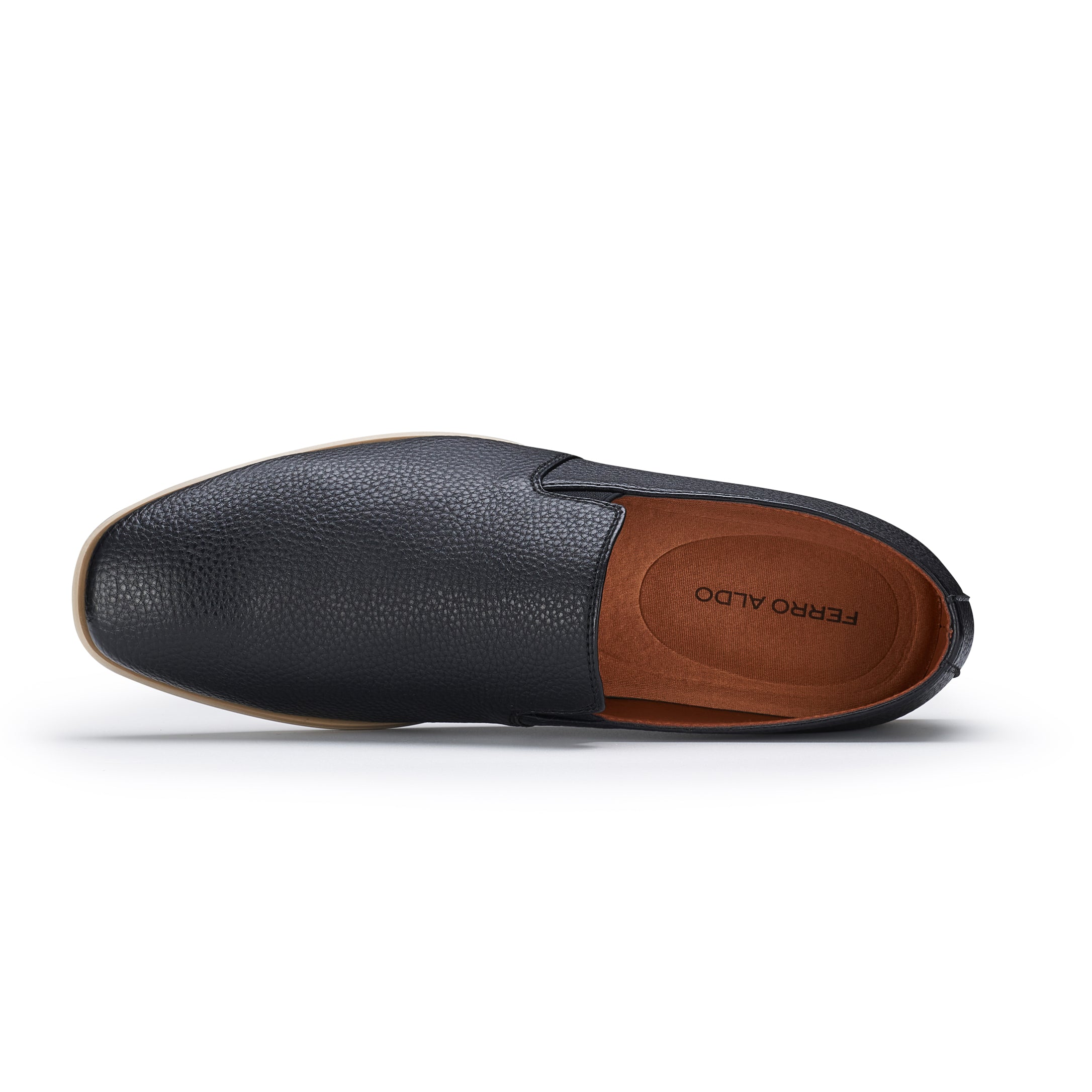 Men's Minimalist Slip-on Loafers | Cole by Ferro Aldo | Conal Footwear | Top-Down Angle View