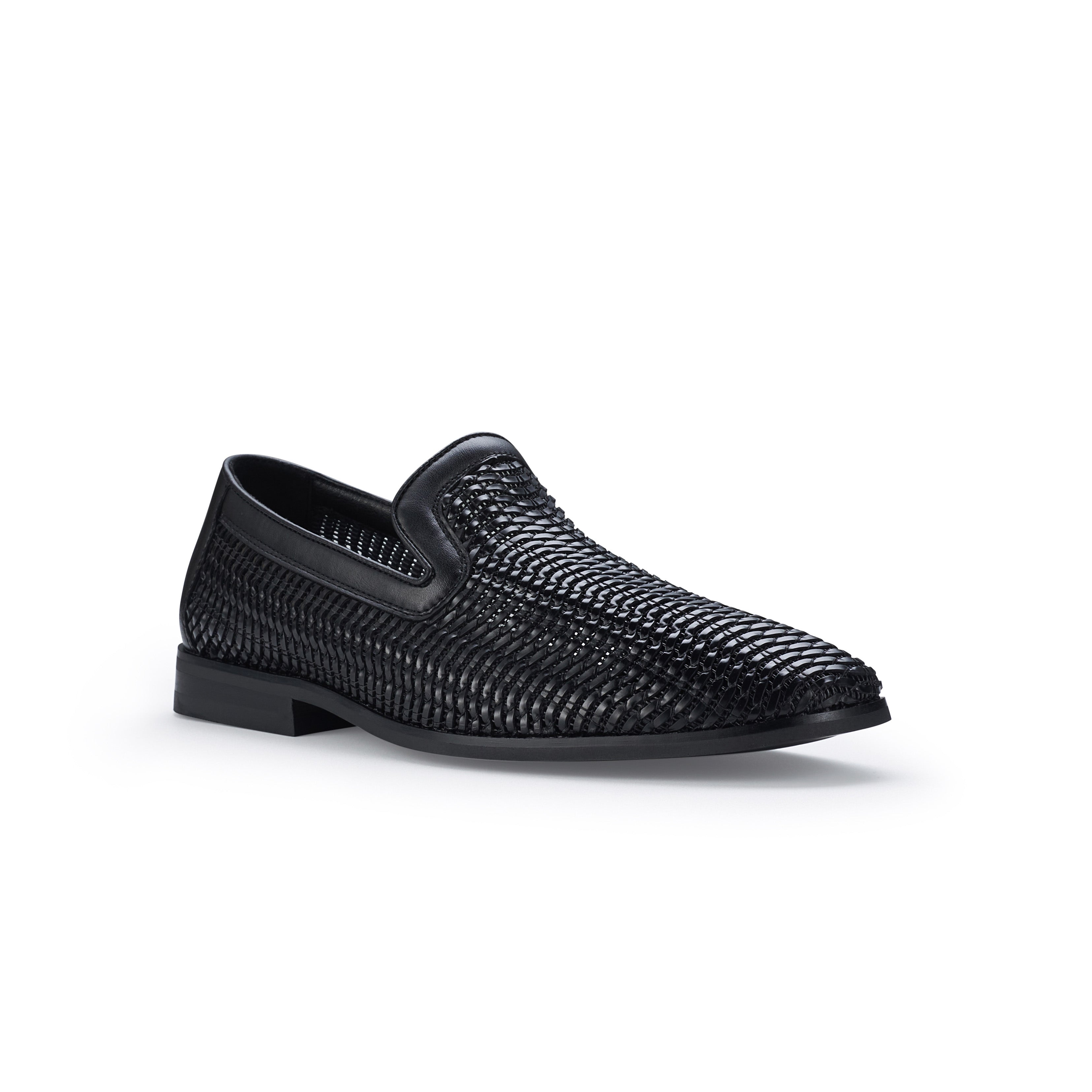 Men's Minimalist Woven Loafers | Cullen by Ferro Aldo | Conal Footwear | Main Angle View