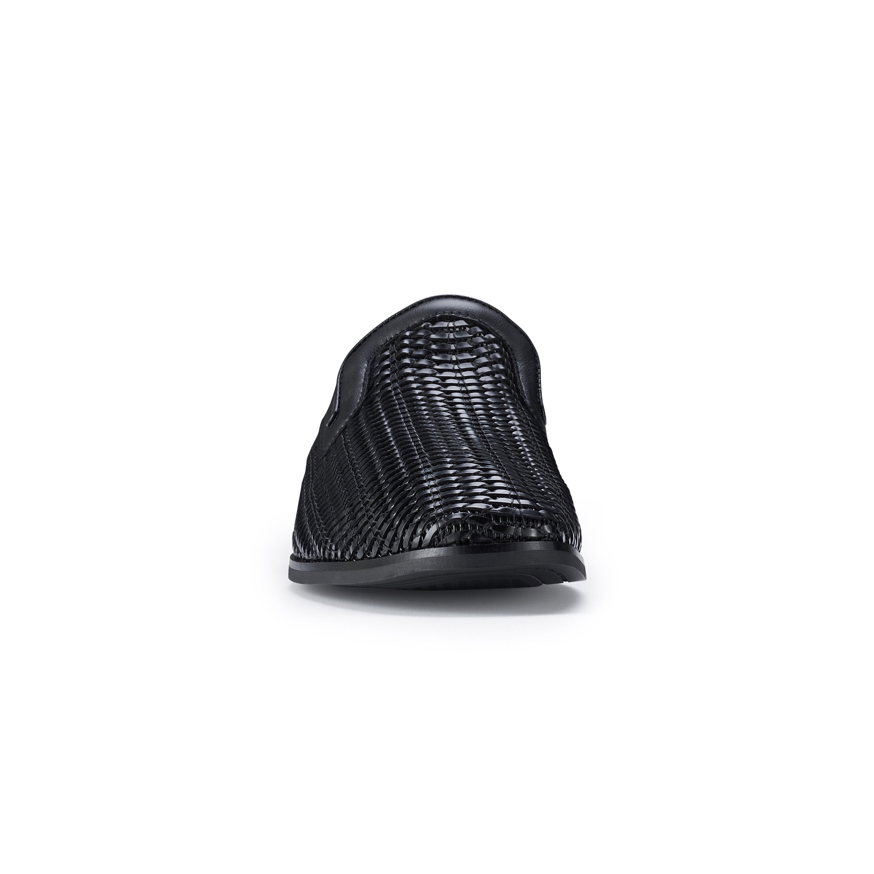 Men's Minimalist Woven Loafers | Cullen by Ferro Aldo | Conal Footwear | Front Angle View