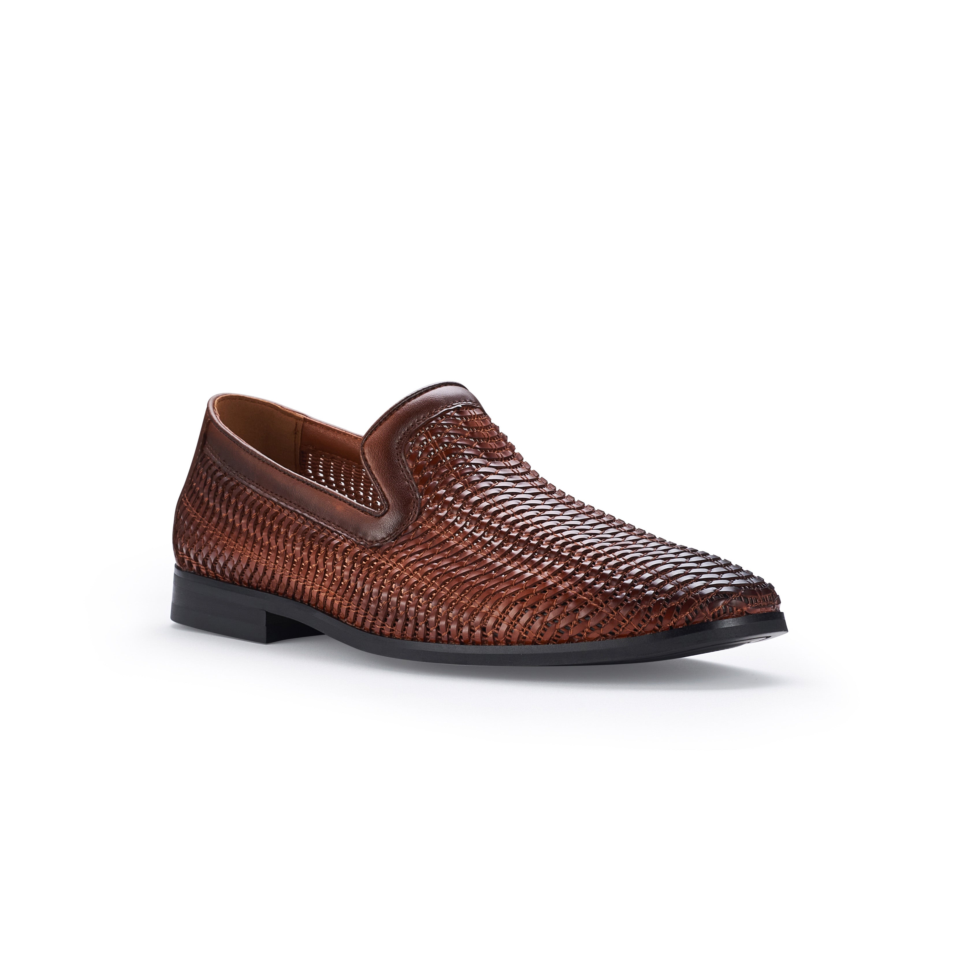 Men's Minimalist Woven Loafers | Cullen by Ferro Aldo | Conal Footwear | Main Angle View