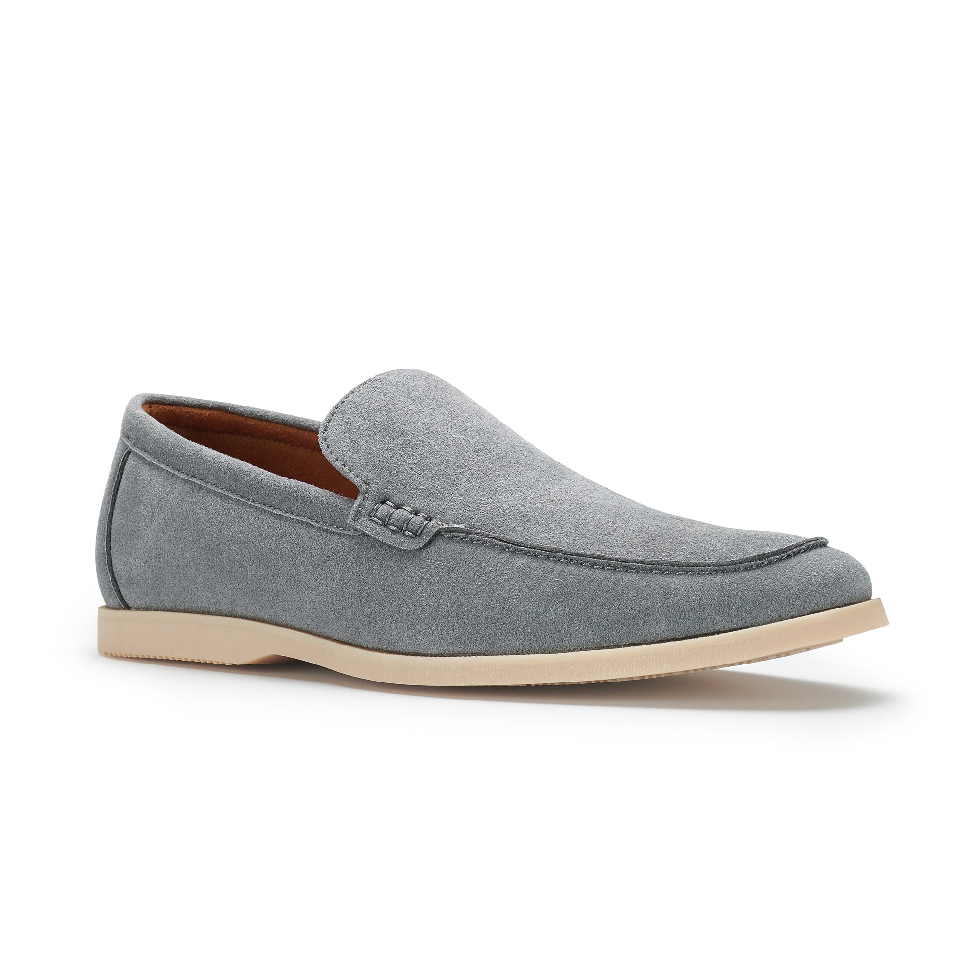 Men's Suede Moc-Toe Loafers | Daciel by Ferro Aldo | Conal Footwear | Main Angle View