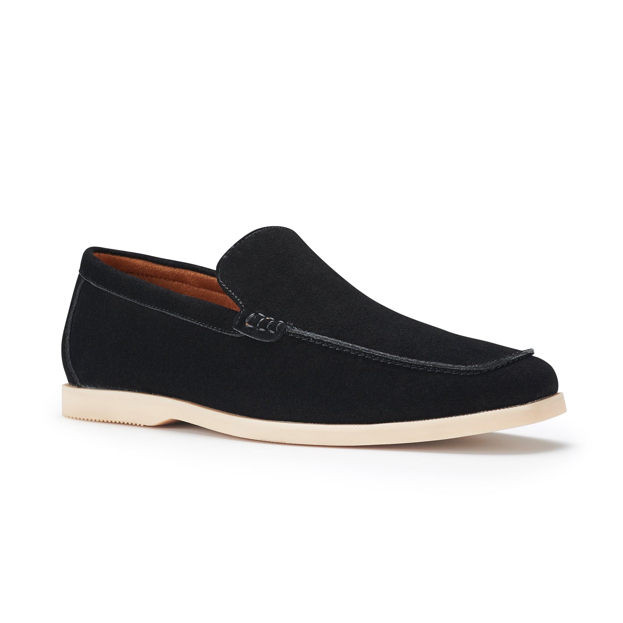 Men's Suede Moc-Toe Loafers | Daciel by Ferro Aldo | Conal Footwear | Main Angle View