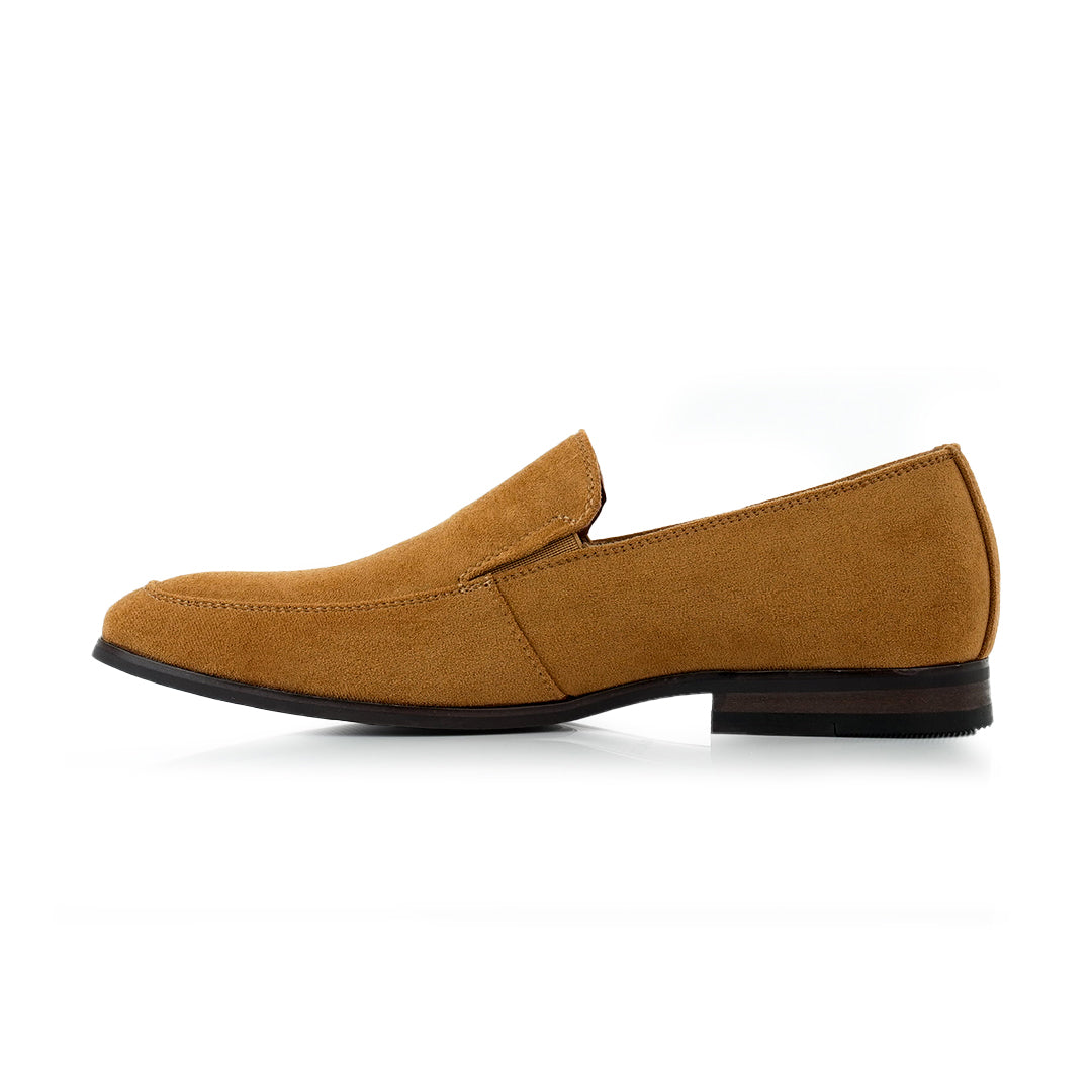 Minimalistic Synthetic Suede Loafers | Dale by Ferro Aldo | Conal Footwear | Inner Side Angle View