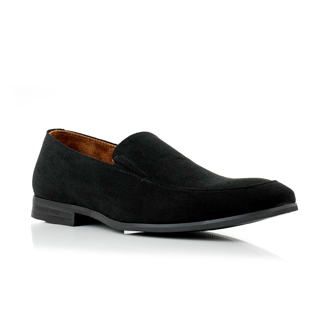Minimalistic Synthetic Suede Loafers | Dale by Ferro Aldo | Conal Footwear | Main Angle View