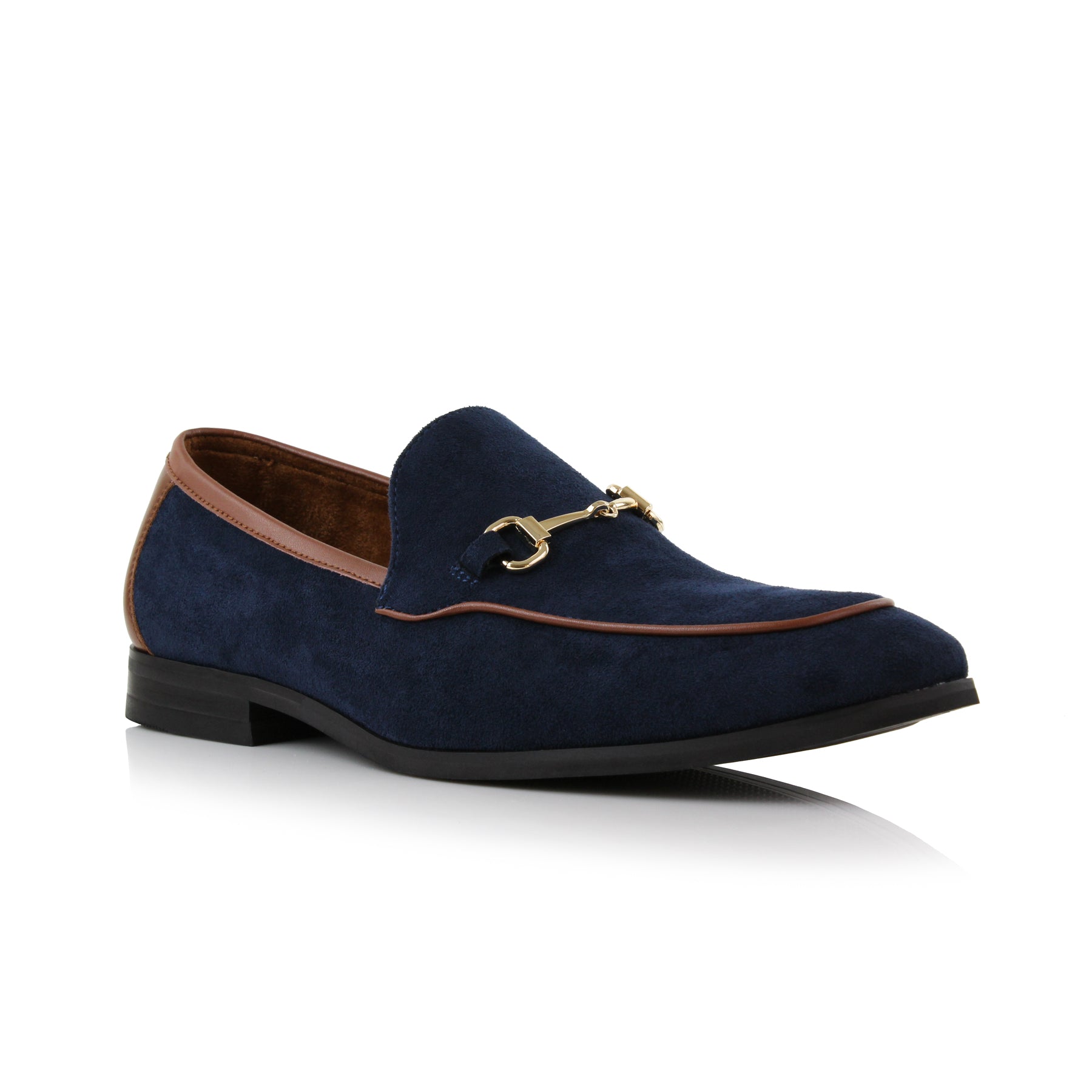 Ferro Aldo Men's Classic Moc Toe Penny Loafers | Dante in Blue Taupe Ferro Aldo Men's Classic Moc Toe Penny Loafers | Dante in Blue Taupe
