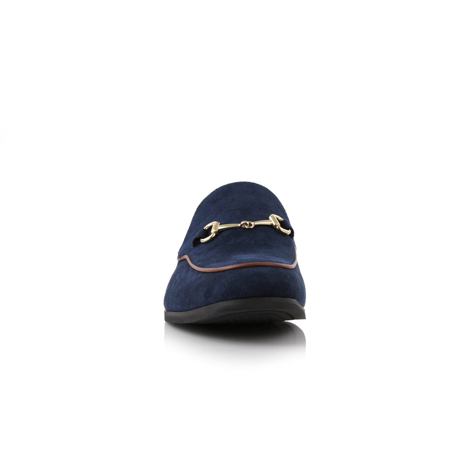 Buckled Suede Loafers | Dante by Ferro Aldo | Conal Footwear | Front Angle View