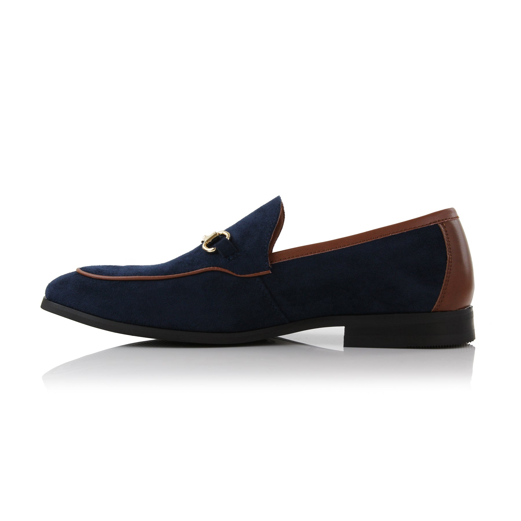 Buckled Suede Loafers | Dante by Ferro Aldo | Conal Footwear | Inner Side Angle View