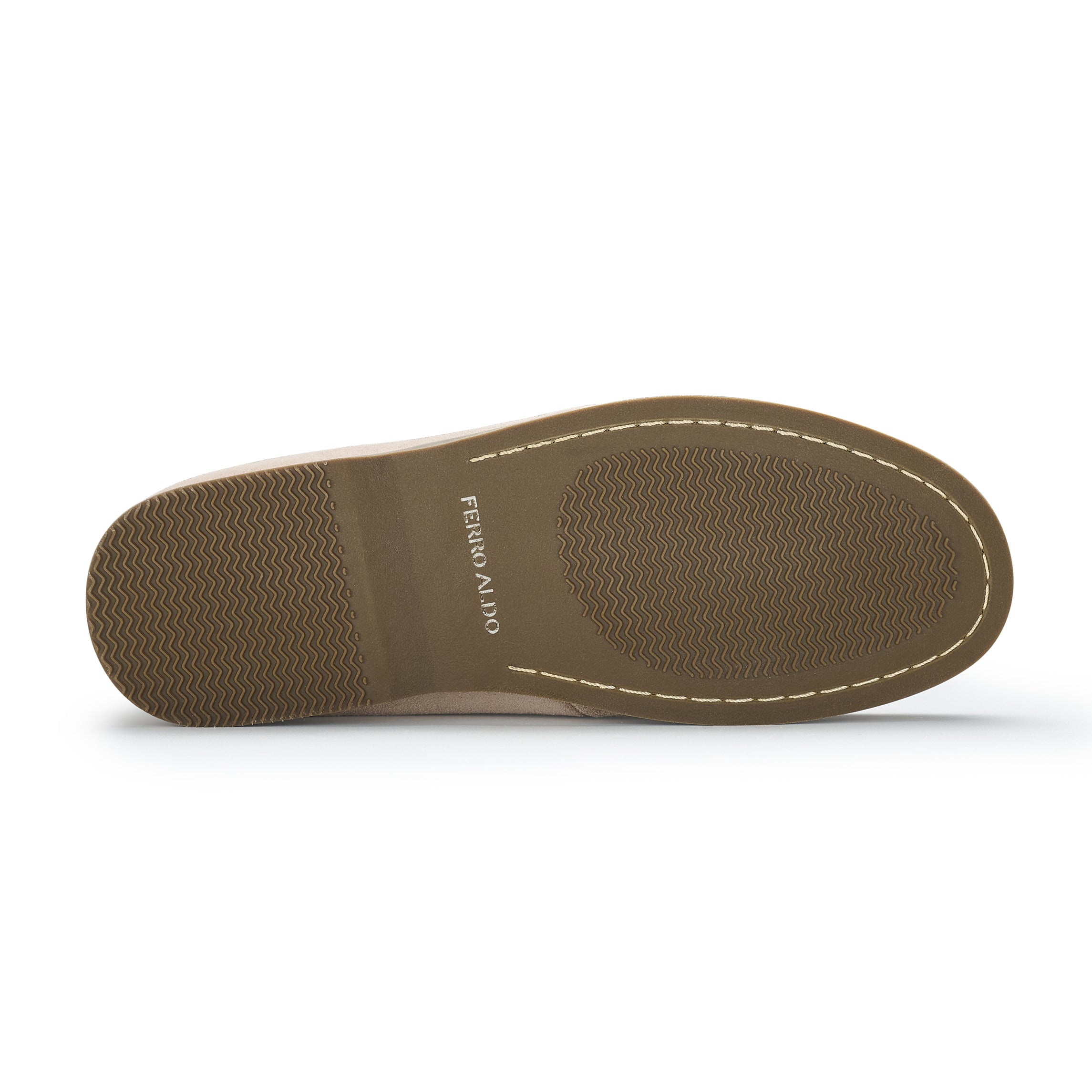 Men's Casual Moc-Toe Vegan Loafer | Dareon by Ferro Aldo | Conal Footwear | Bottom Sole Angle View