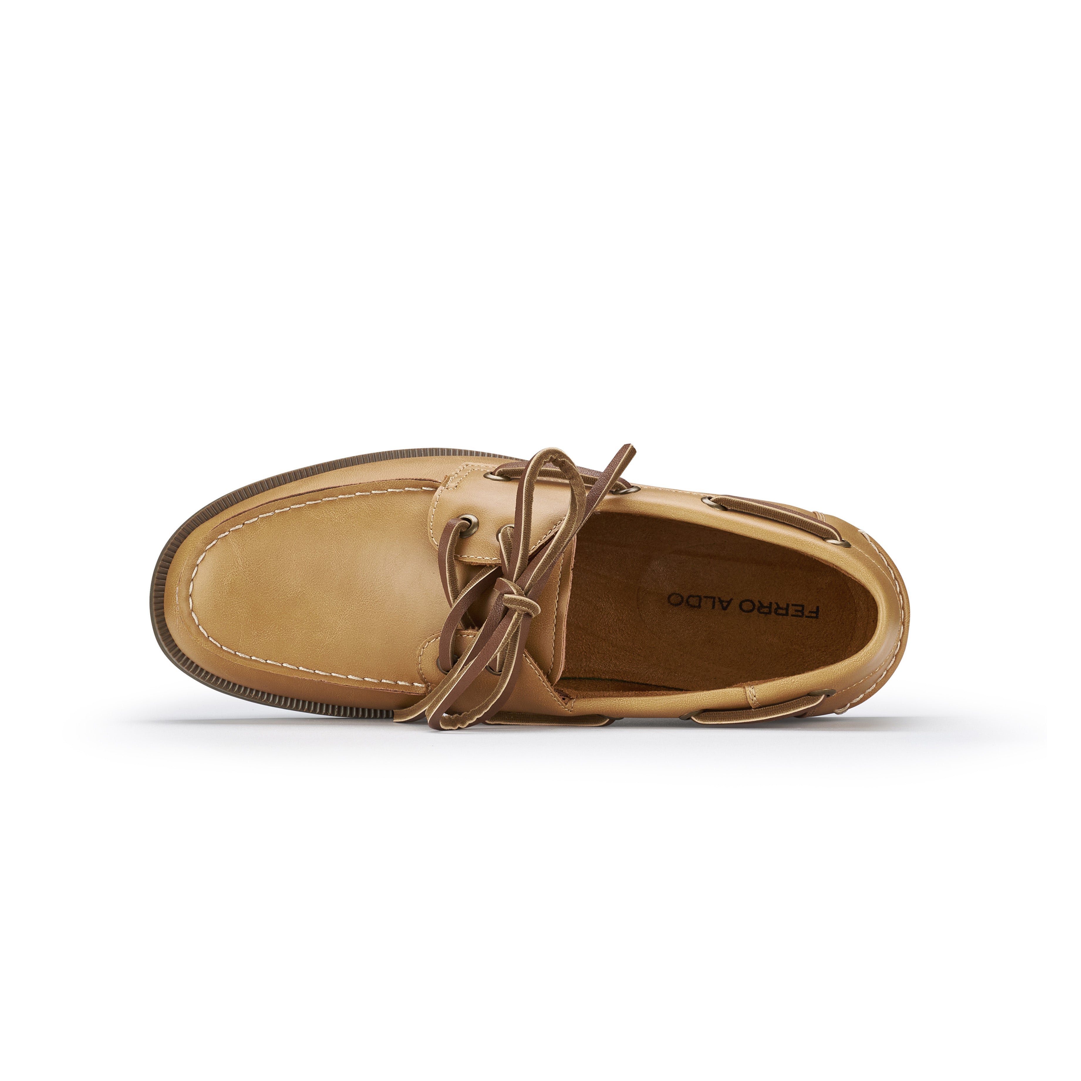 Moc Toe Boat Shoes Loafers | Daven by Ferro Aldo | Conal Footwear | Top-Down Angle View