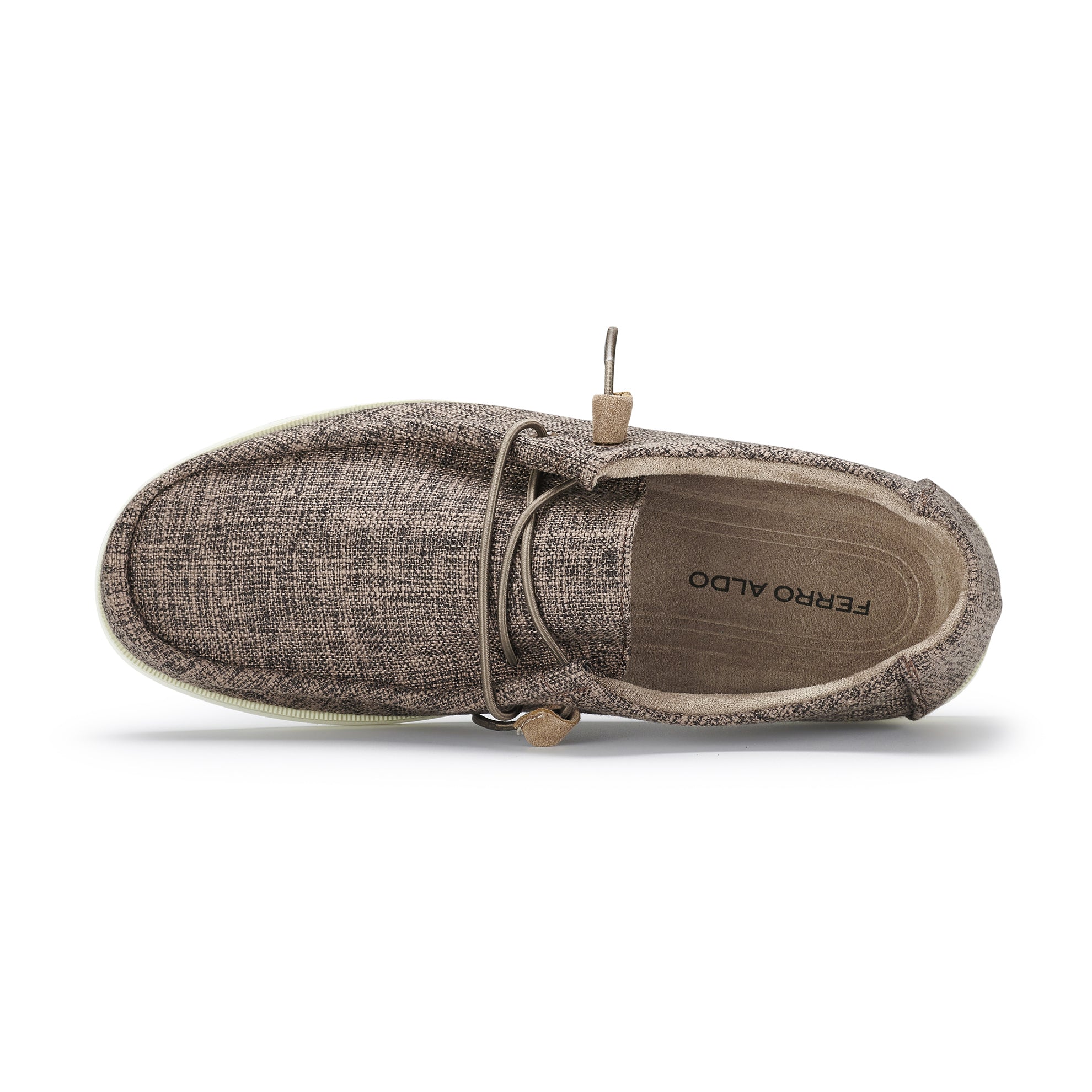 Men's Lightweight Canvas Boat Shoes | Daviel by Ferro Aldo | Conal Footwear | Top-Down Angle View