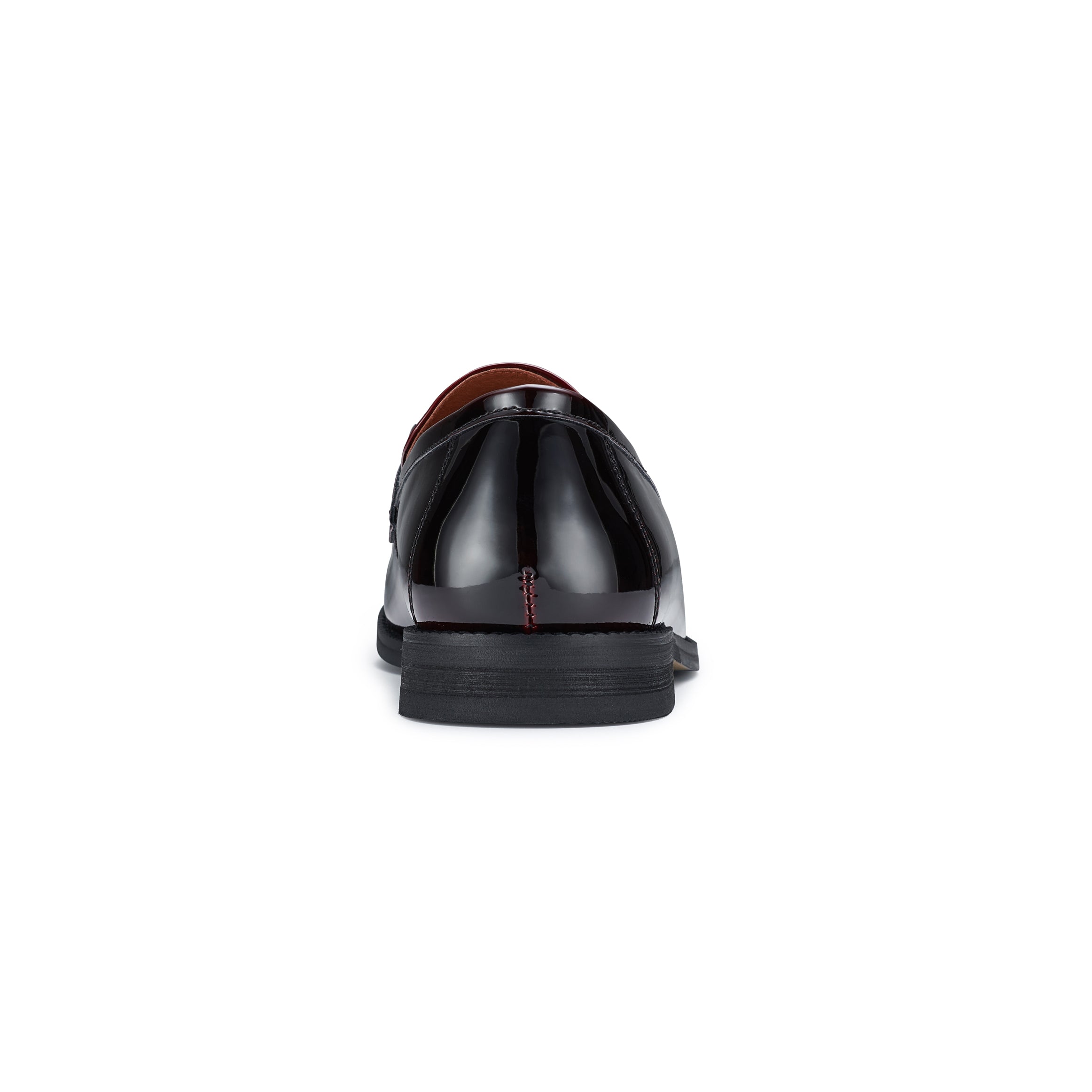 Men's Glossy Horsebit Loafer | Dax by Ferro Aldo | Conal Footwear | Back Angle View