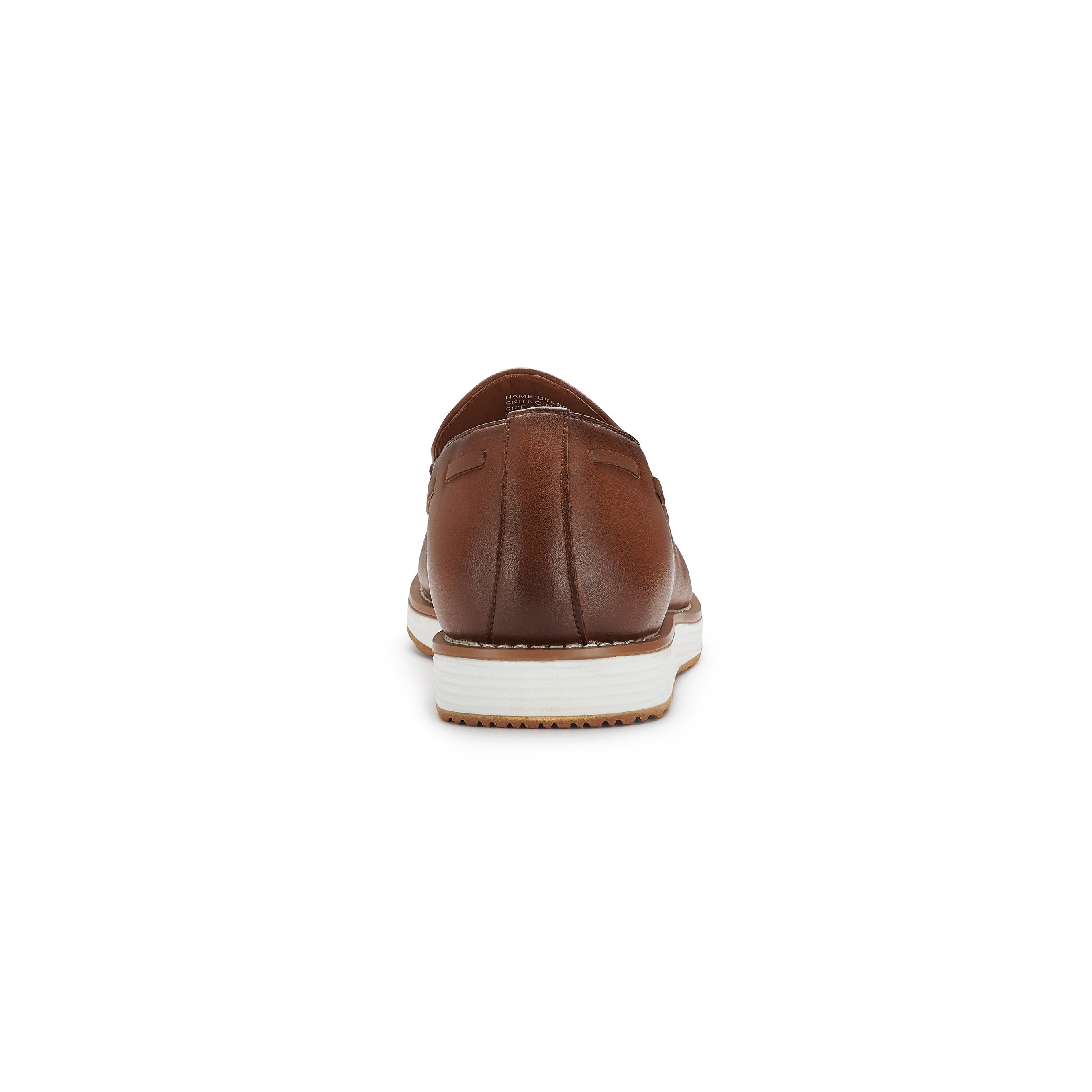 Men's Moc-Toe Penny Loafers with Tassels Accent | Delbert by Ferro Aldo | Conal Footwear | Back Angle View