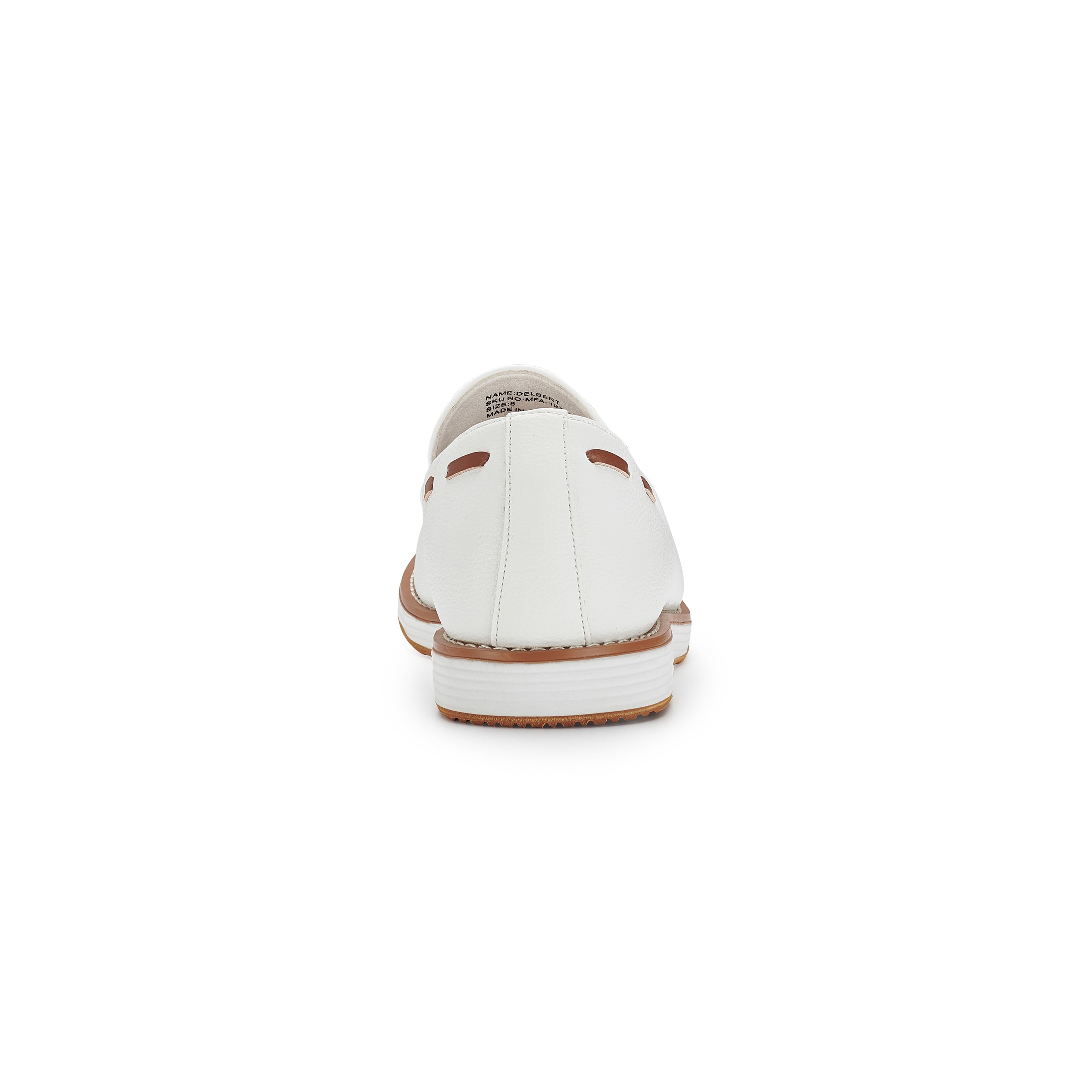 Men's Moc-Toe Penny Loafers with Tassels Accent | Delbert by Ferro Aldo | Conal Footwear | Back Angle View