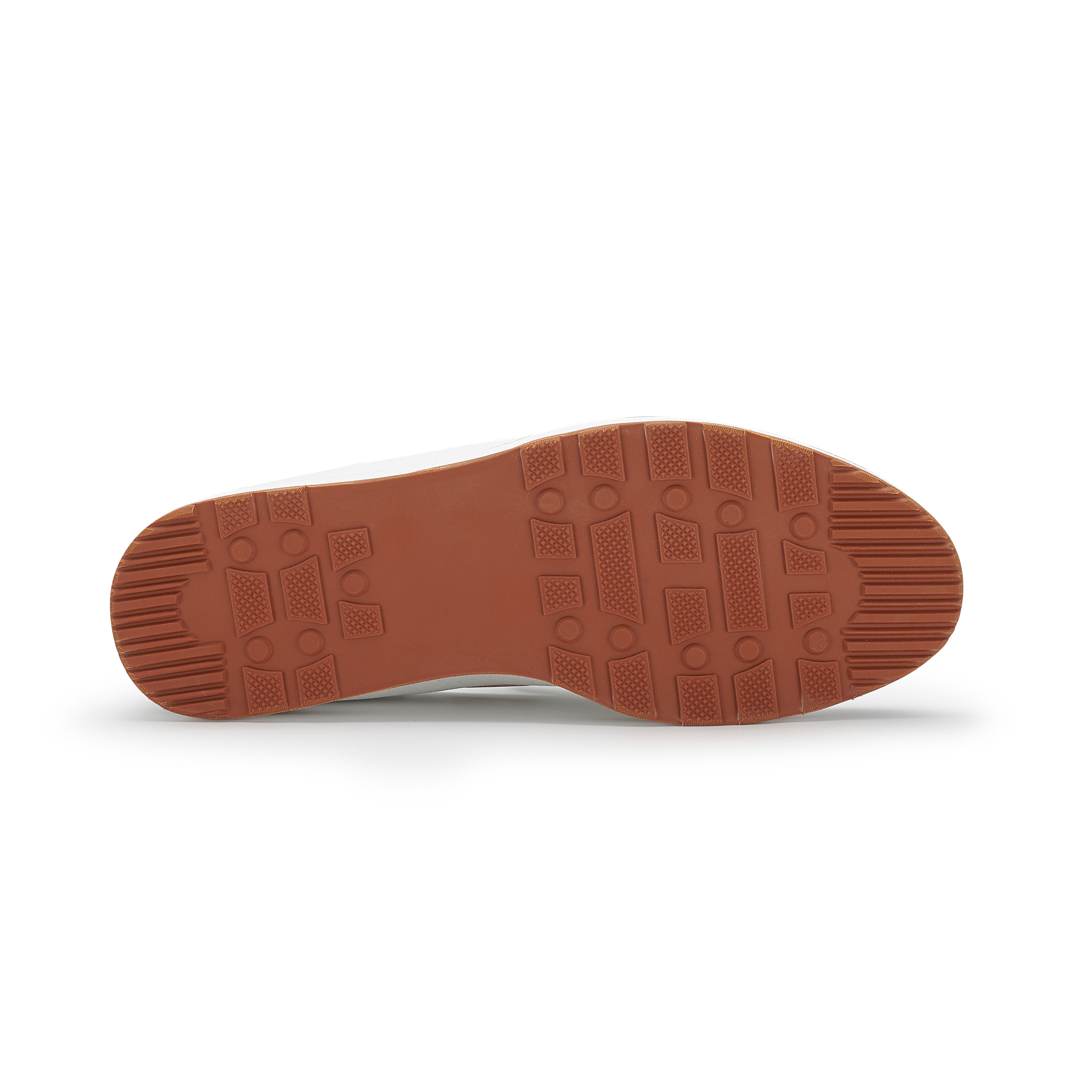Men's Moc-Toe Penny Loafers with Tassels Accent | Delbert by Ferro Aldo | Conal Footwear | Bottom Sole Angle View