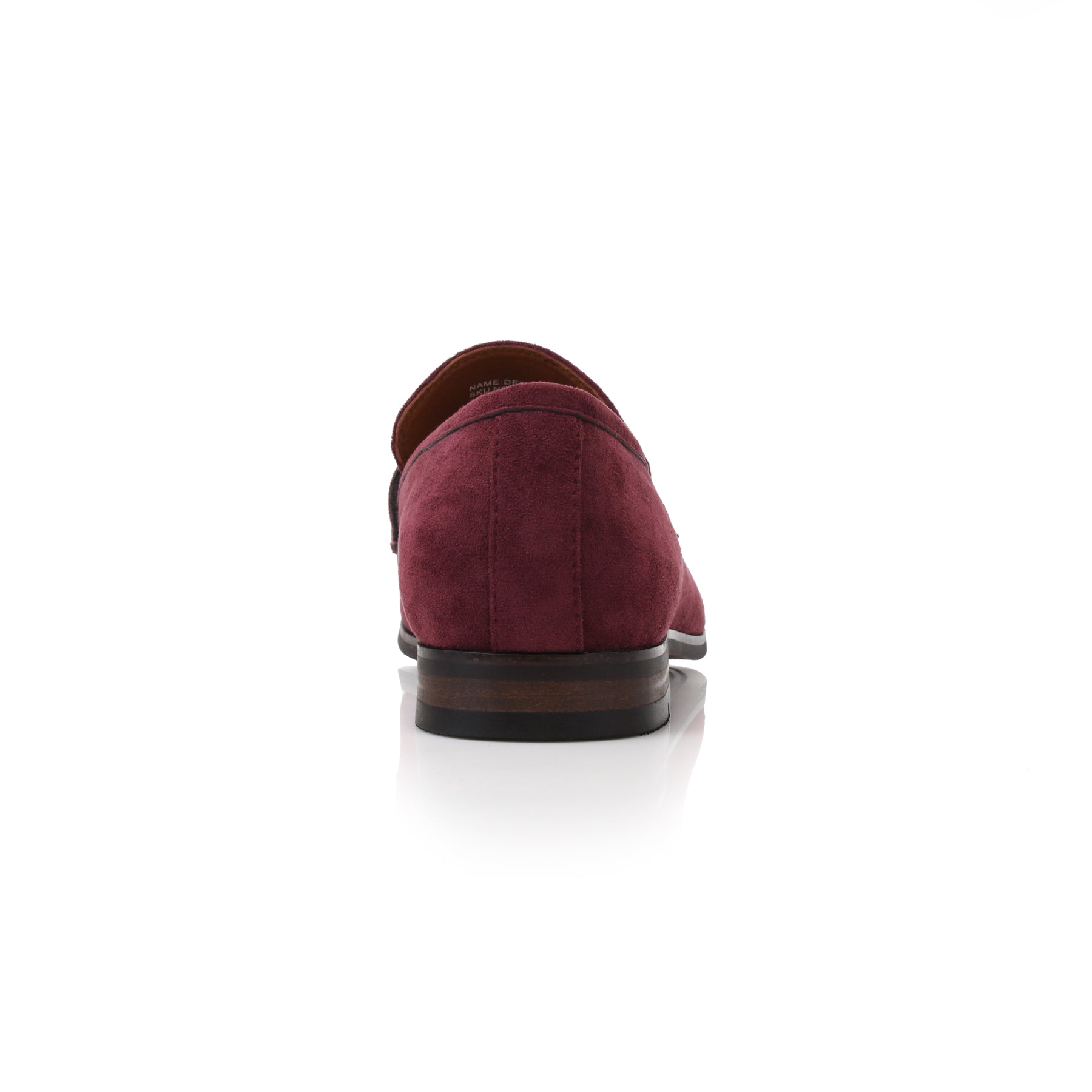 Metal Buckle Suede Loafers | Demitri by Ferro Aldo | Conal Footwear | Back Angle View