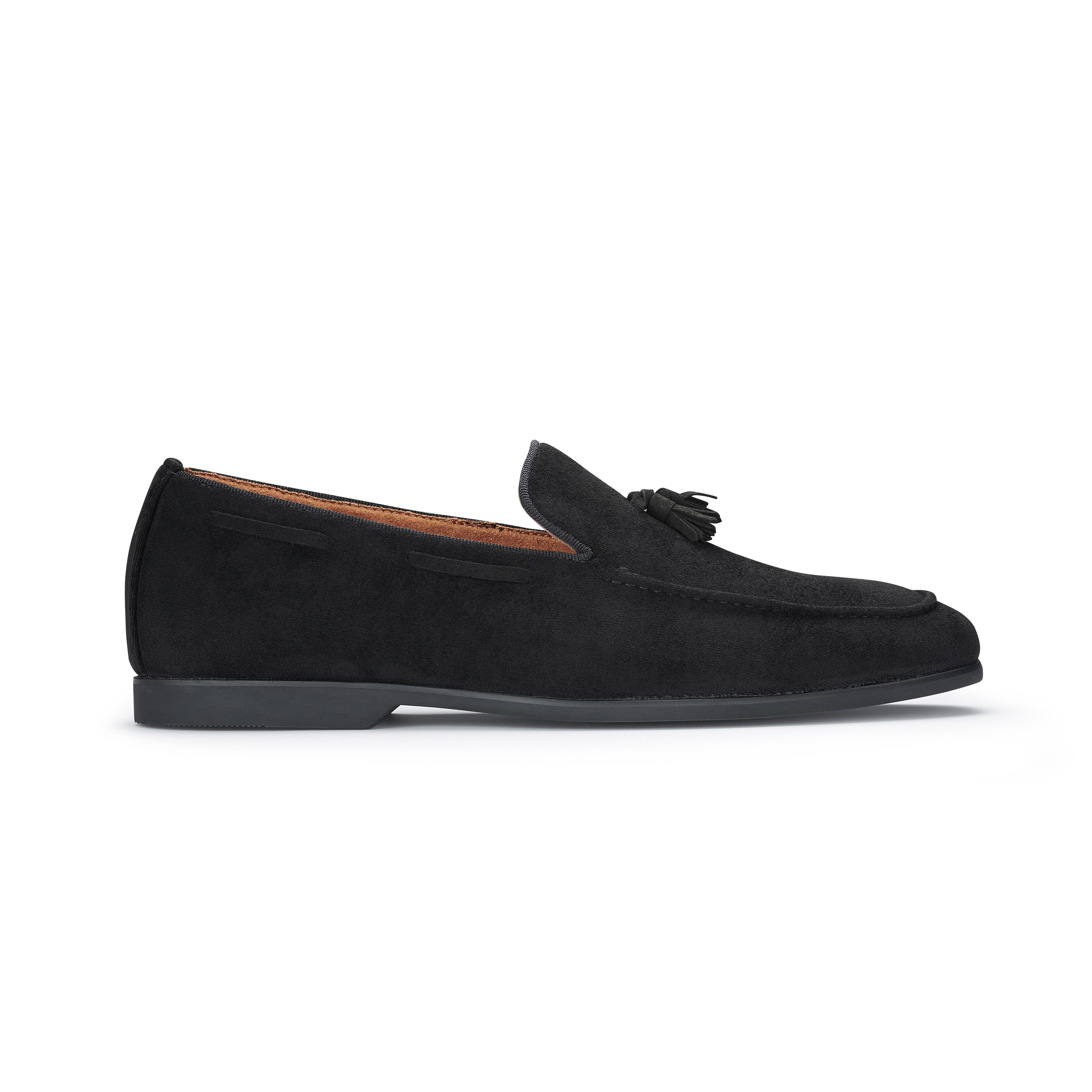 Men's Loafers with Tassels Accent | Denzel by Ferro Aldo | Conal Footwear | Outer Side Angle View
