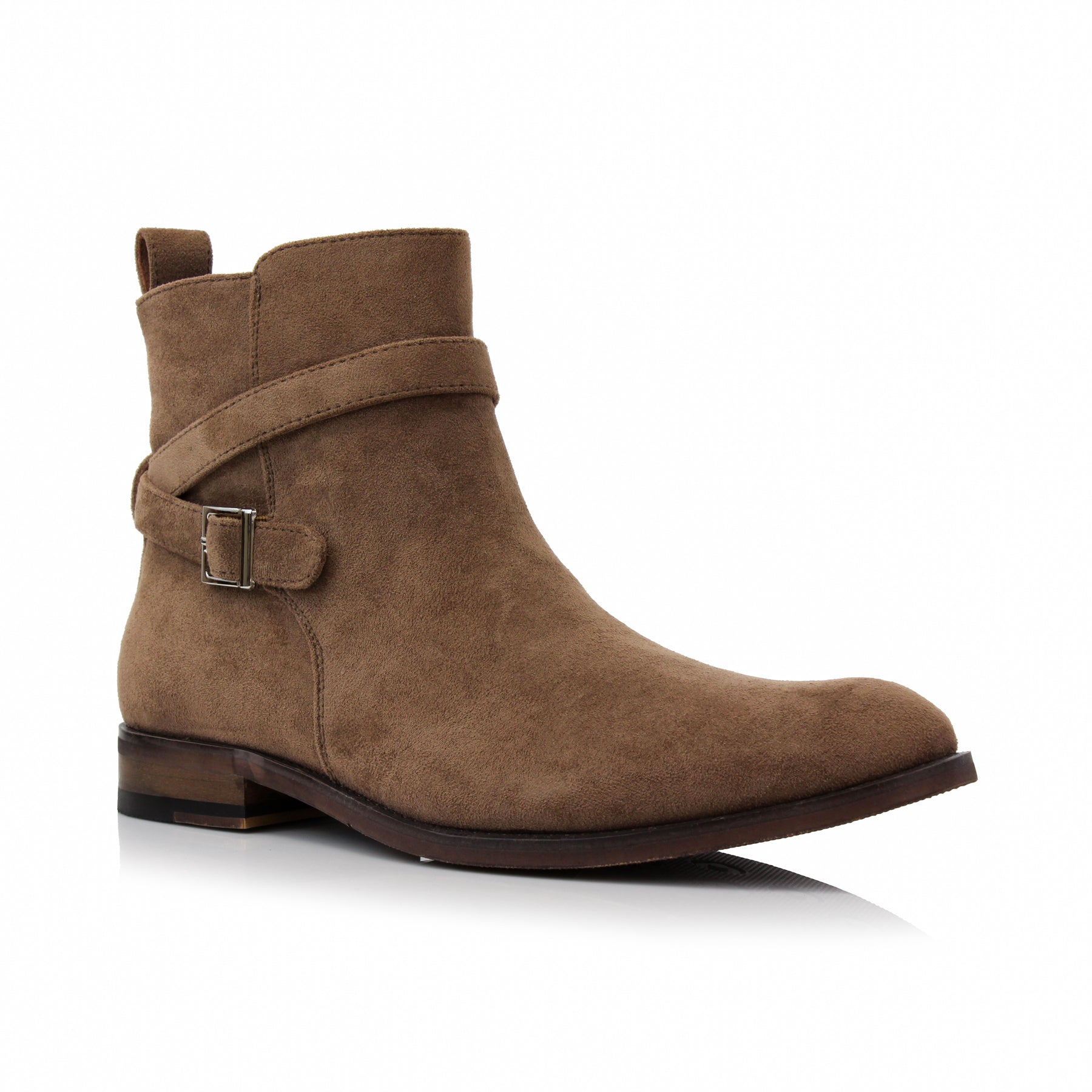 Strapped Suede Chelsea Boots | Derrick by Polar Fox | Conal Footwear | Main Angle View