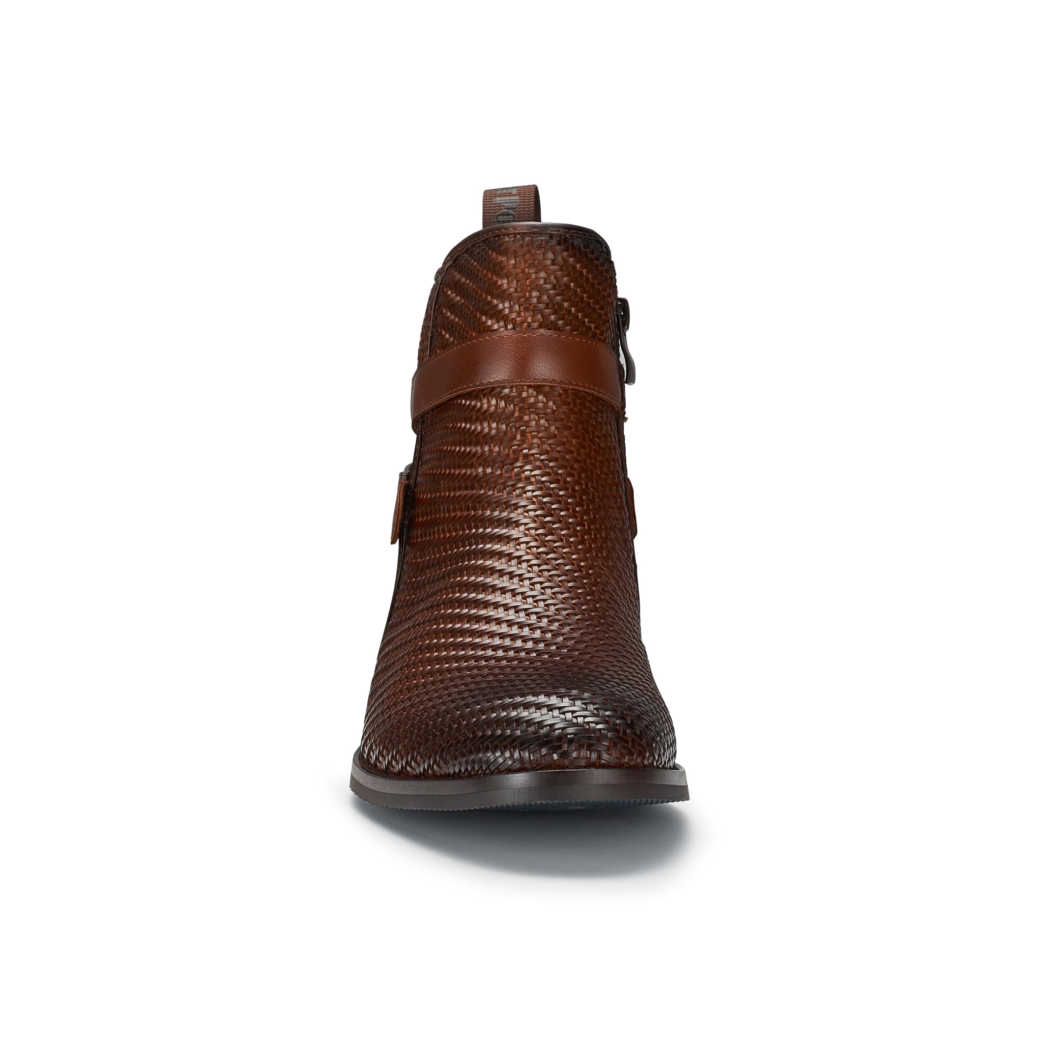 Strapped Woven Chelsea Boots | Derrick by Polar Fox | Conal Footwear | Front Angle View