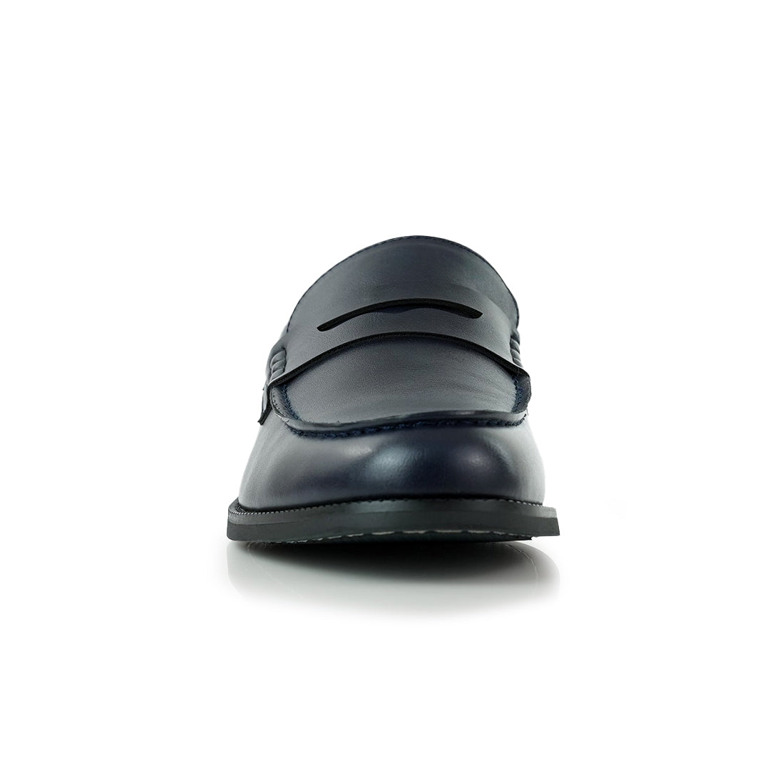 Synthetic Leather Loafers | Douglas by Ferro Aldo | Conal Footwear | Front Angle View