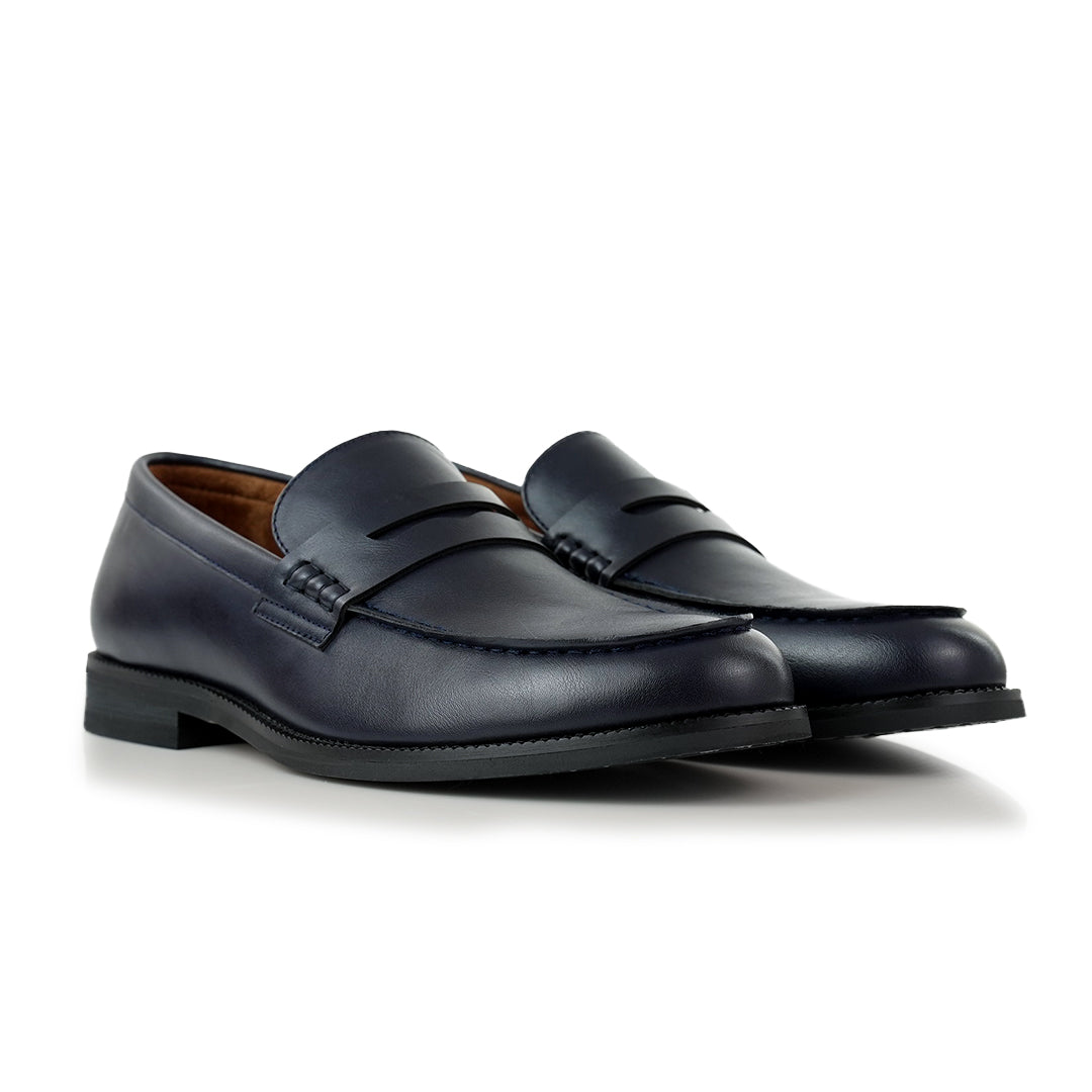 Synthetic Leather Loafers | Douglas by Ferro Aldo | Conal Footwear | Paired Angle View