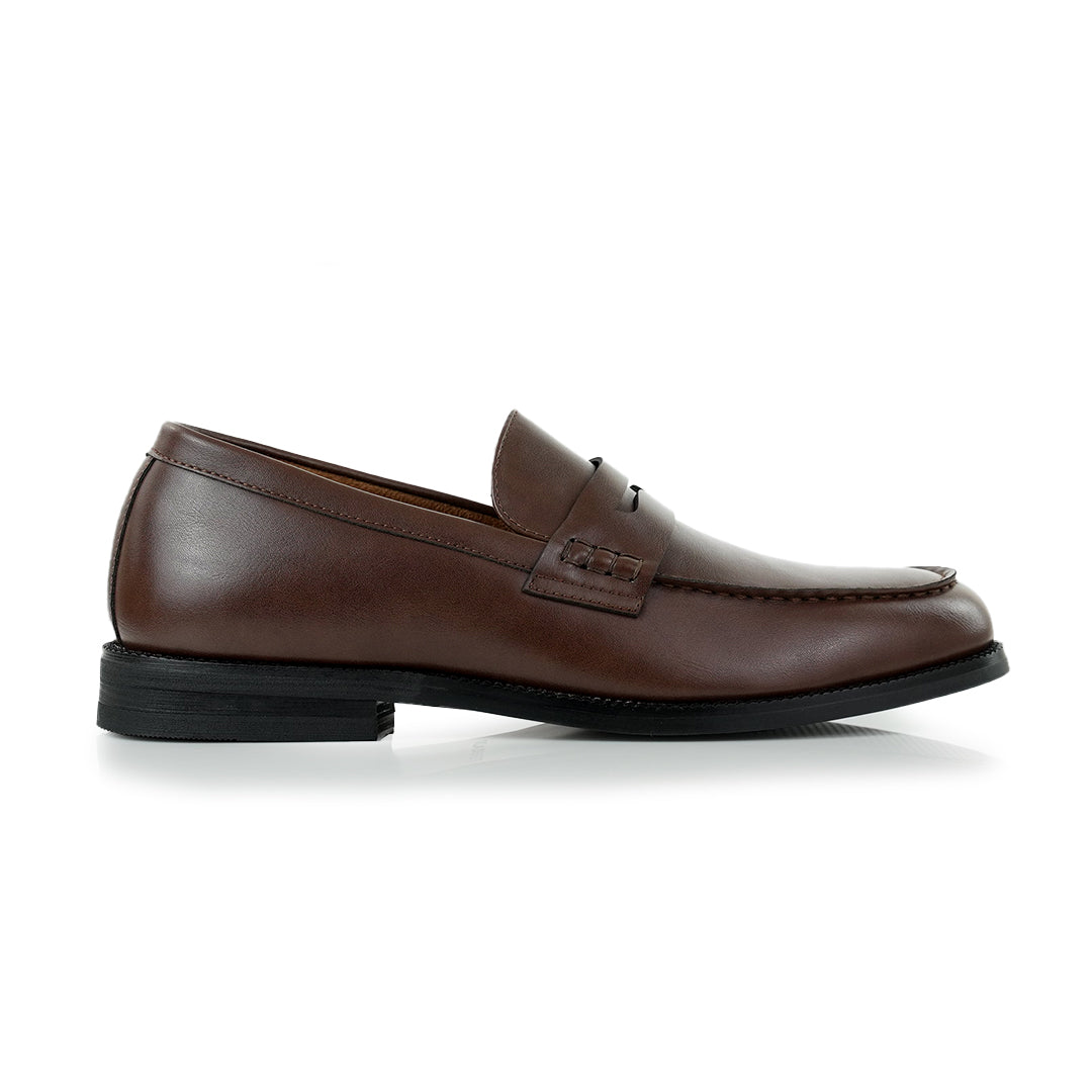 Synthetic Leather Loafers | Douglas by Ferro Aldo | Conal Footwear | Outer Side Angle View