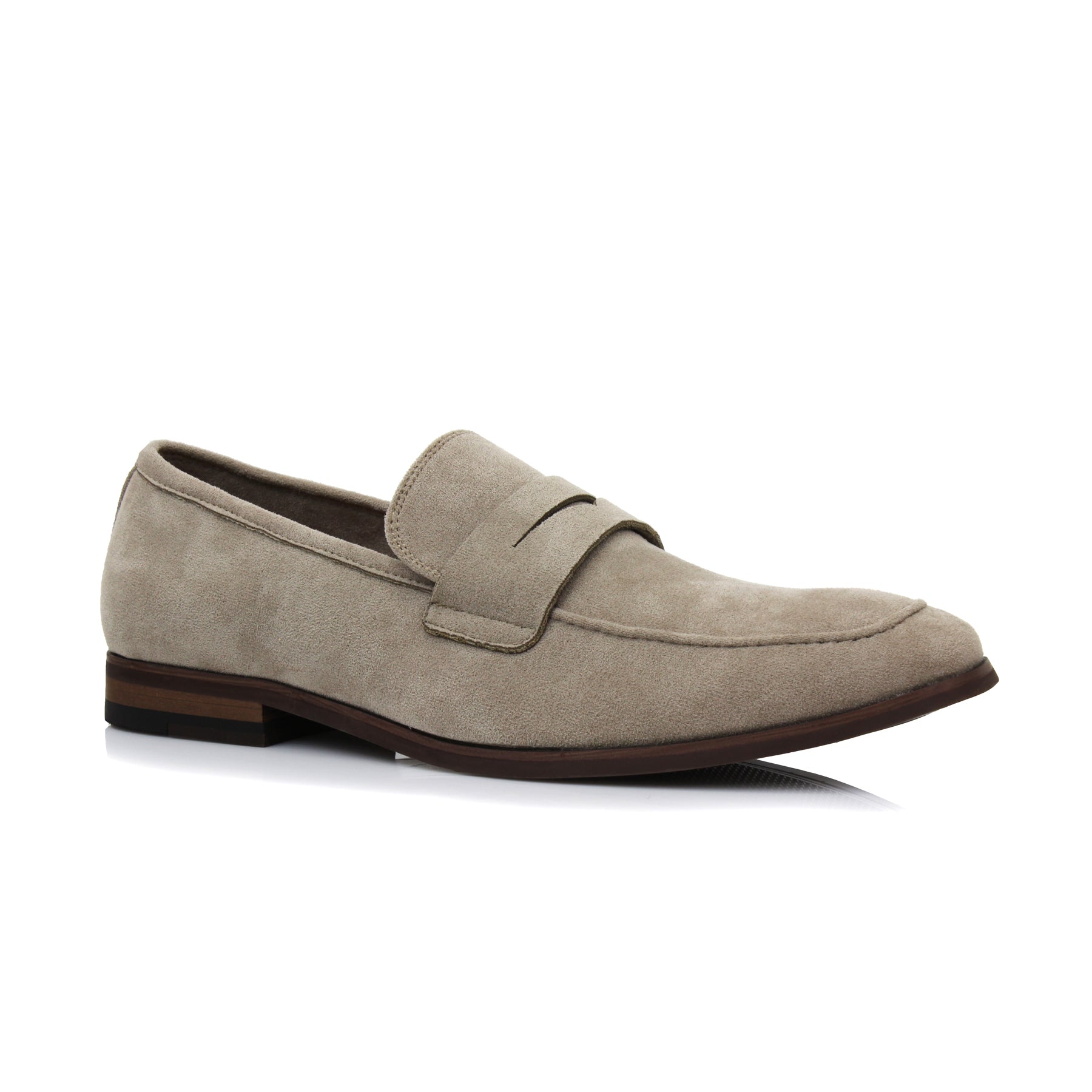 Suede Penny Loafers | Dylan by Ferro Aldo | Conal Footwear | Main Angle View