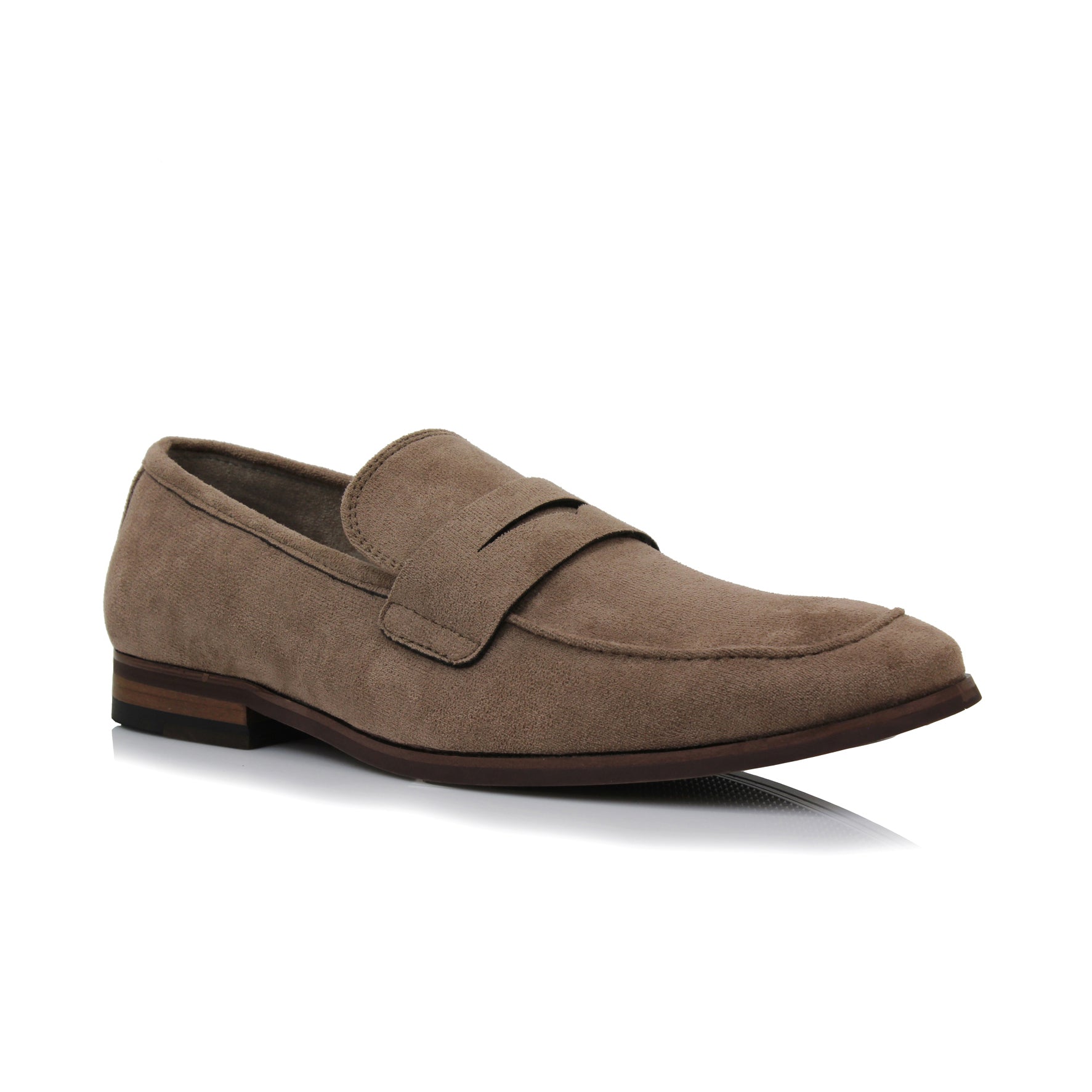 Suede Penny Loafers | Dylan by Ferro Aldo | Conal Footwear | Main Angle View