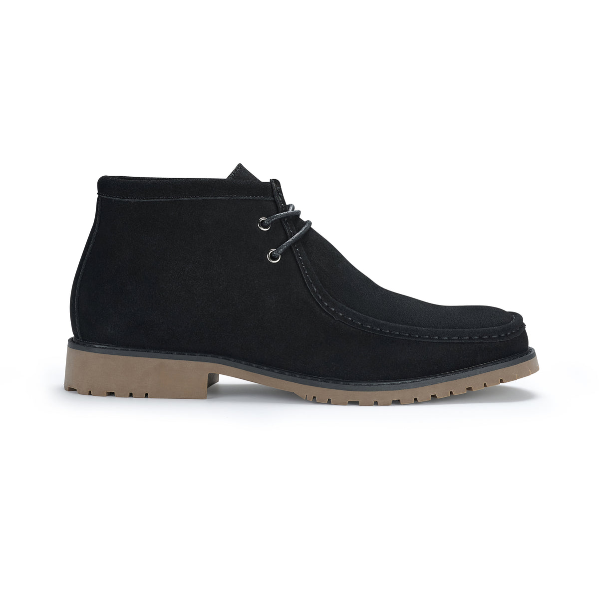 Men's Suede Moc-Toe Chukka Boots | Floyd by Ferro Aldo | Conal Footwear | Outer Side Angle View